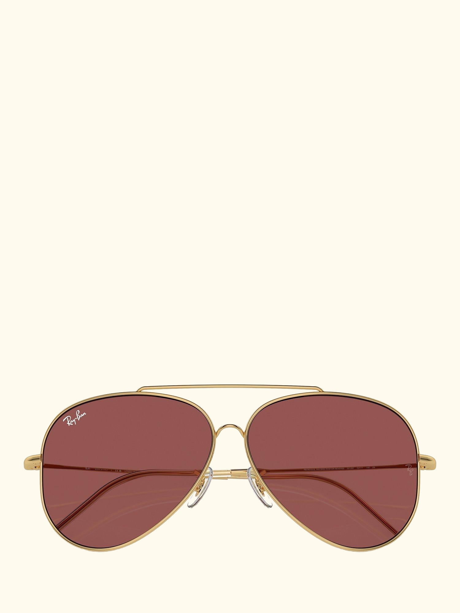 RBR0101S Unisex Aviator Sunglasses, Gold
