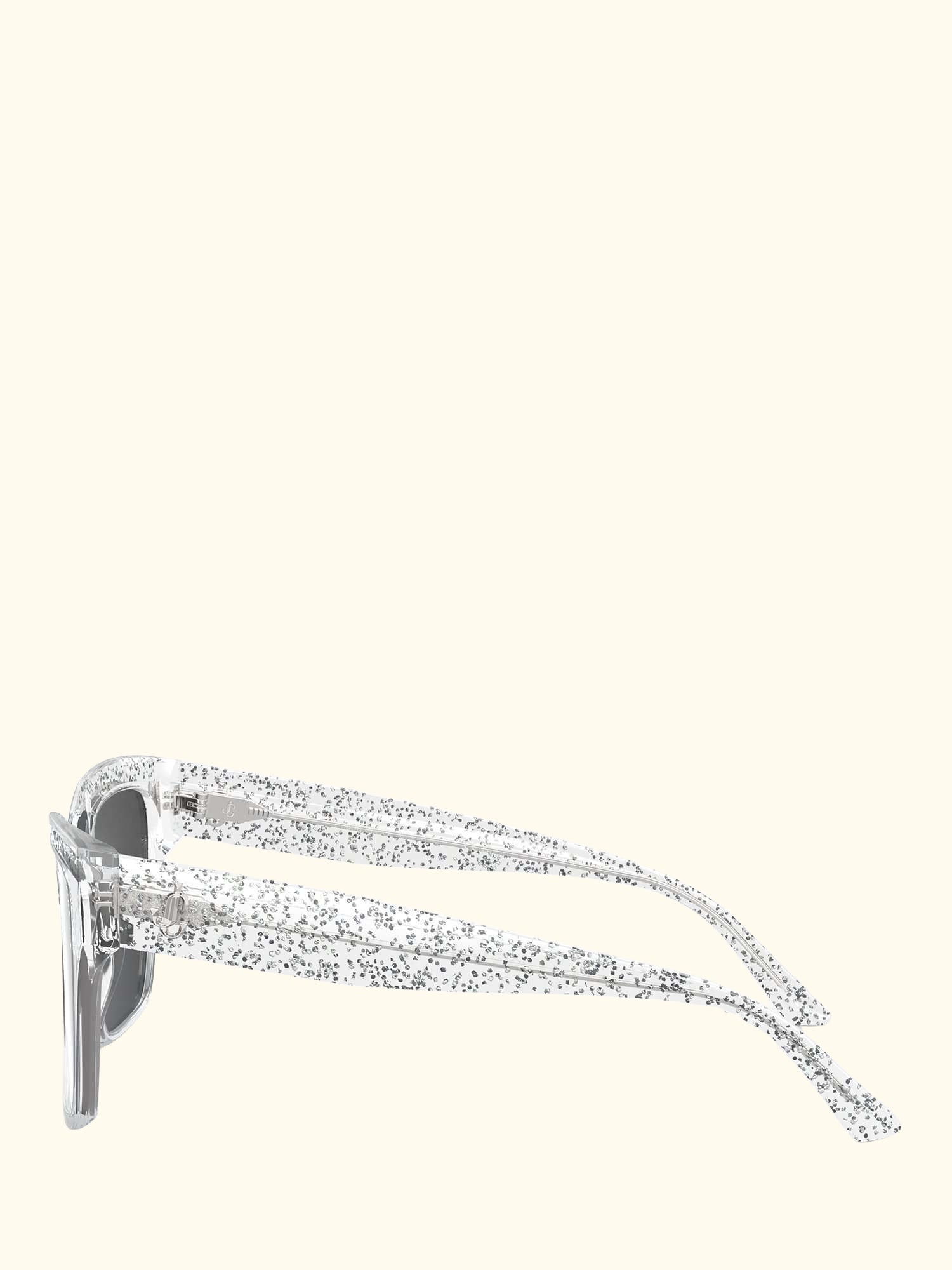 JC5003 Women's Square Sunglasses, Crystal Glitter/Silver