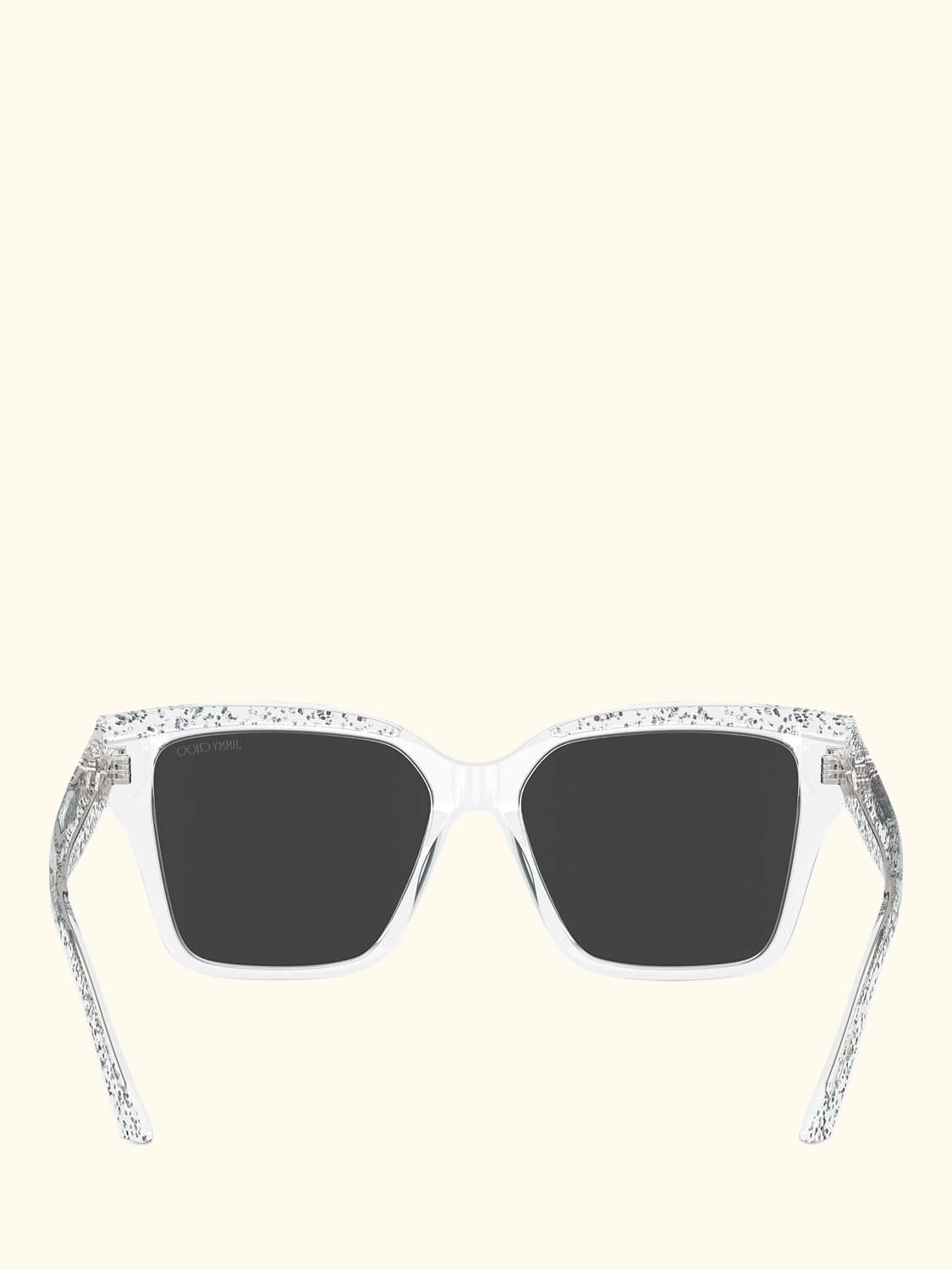 JC5003 Women's Square Sunglasses, Crystal Glitter/Silver
