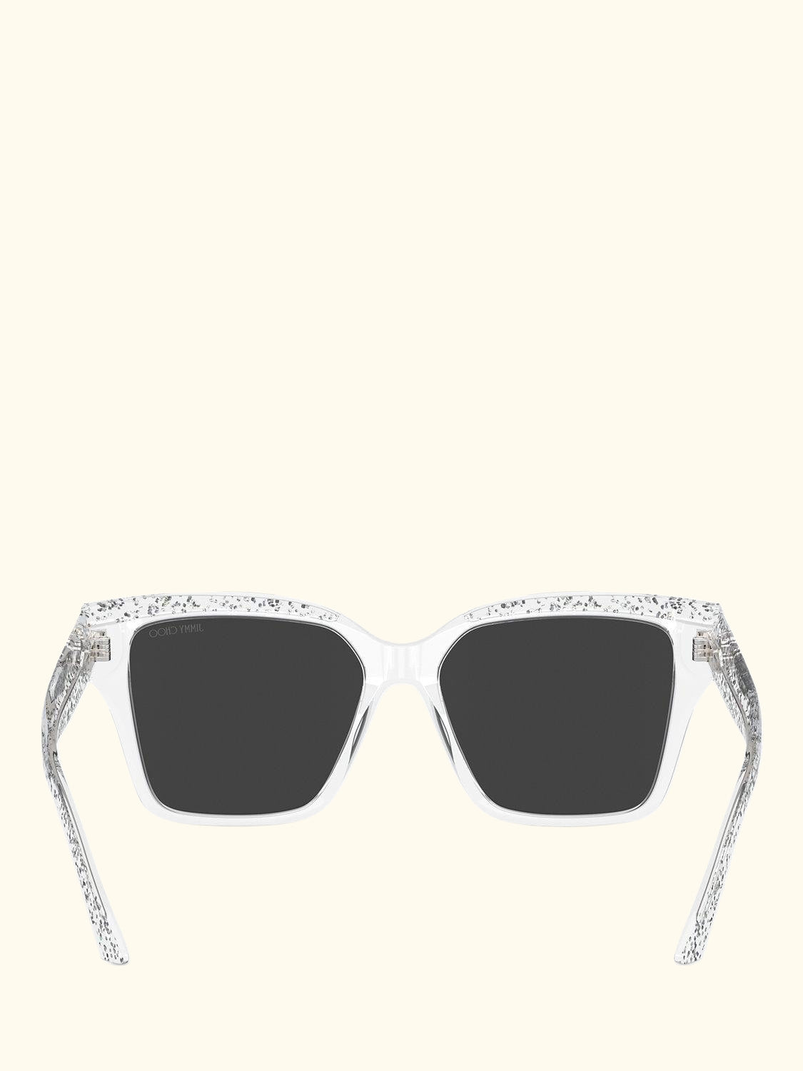 JC5003 Women's Square Sunglasses, Crystal Glitter/Silver