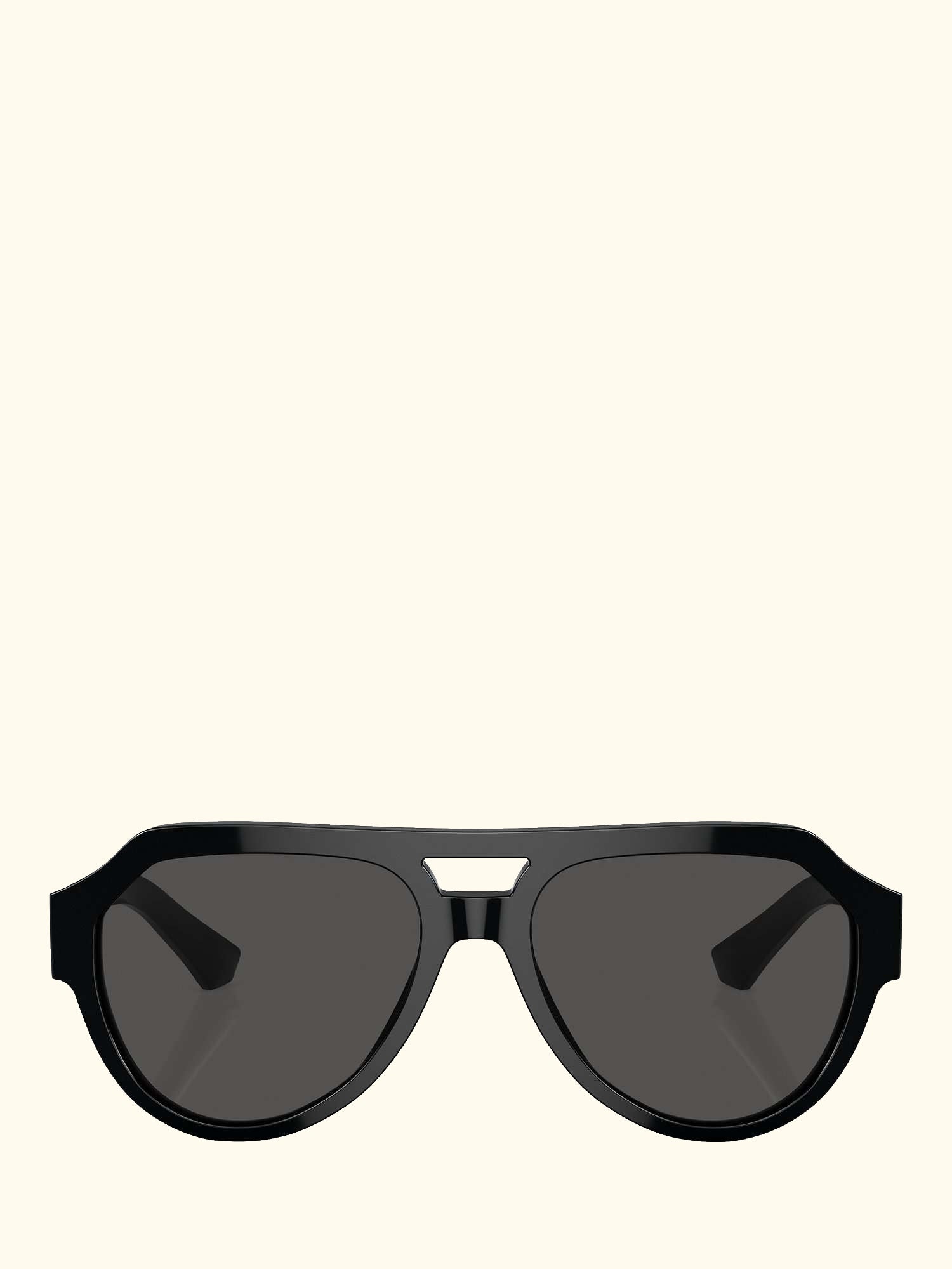 DG4466 Men's Aviator Sunglasses, Black/Grey