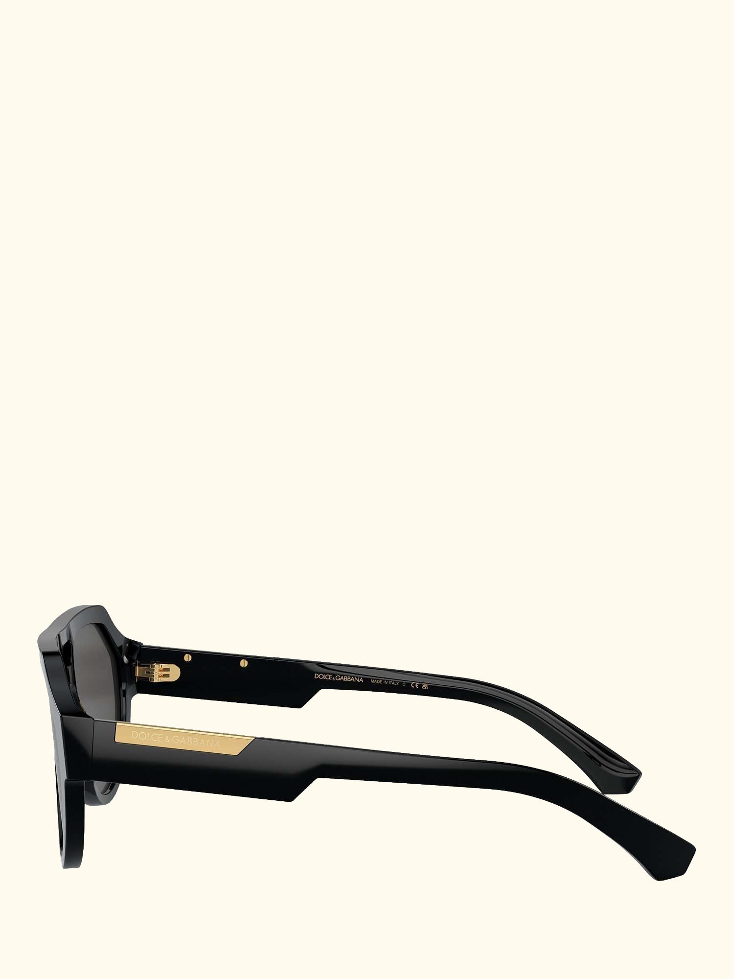 DG4466 Men's Aviator Sunglasses, Black/Grey