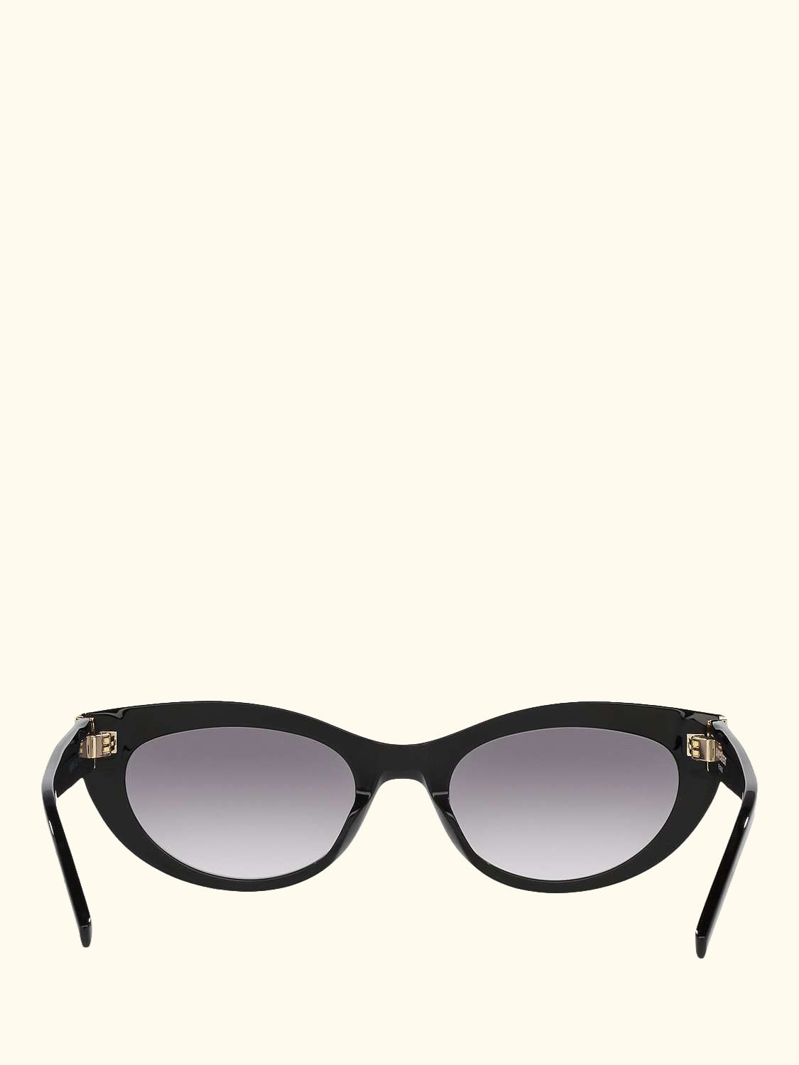 YS000478 Women's Oval Sunglasses, Black/Grey
