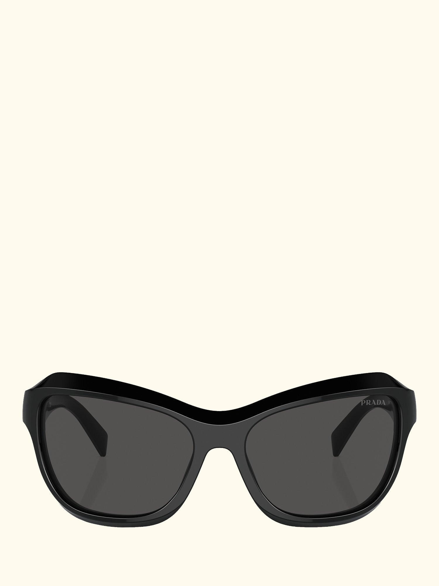 PRA27S Women's Cat's Eye Sunglasses, Black/Grey