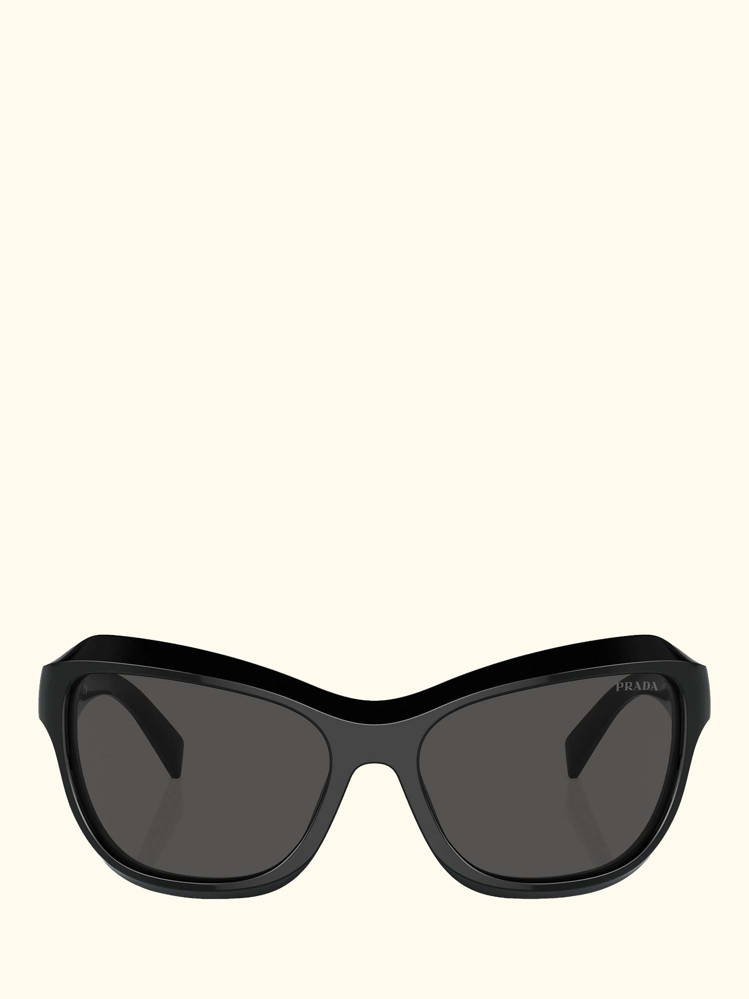 PRA27S Women's Cat's Eye Sunglasses, Black/Grey