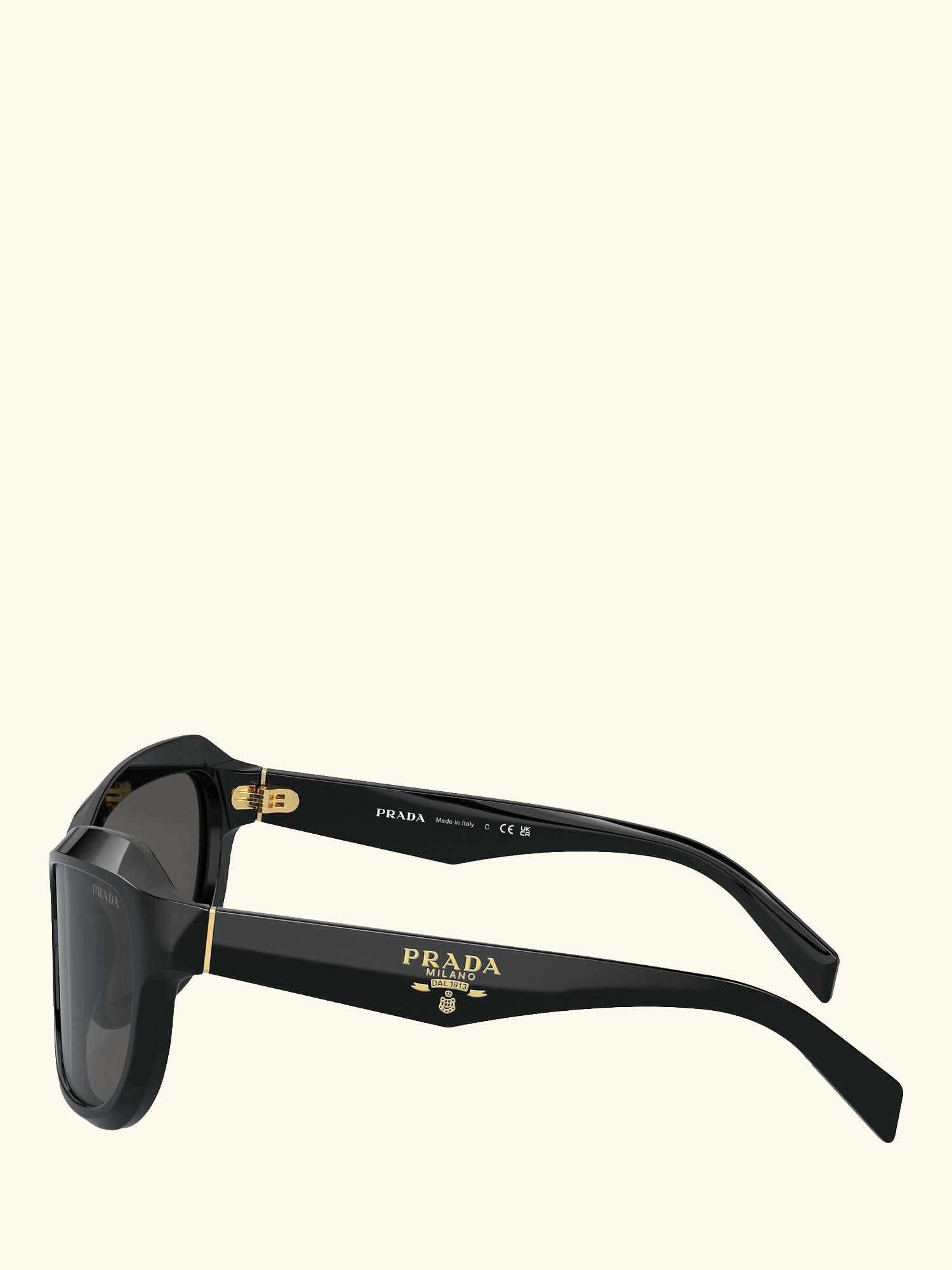 PRA27S Women's Cat's Eye Sunglasses, Black/Grey