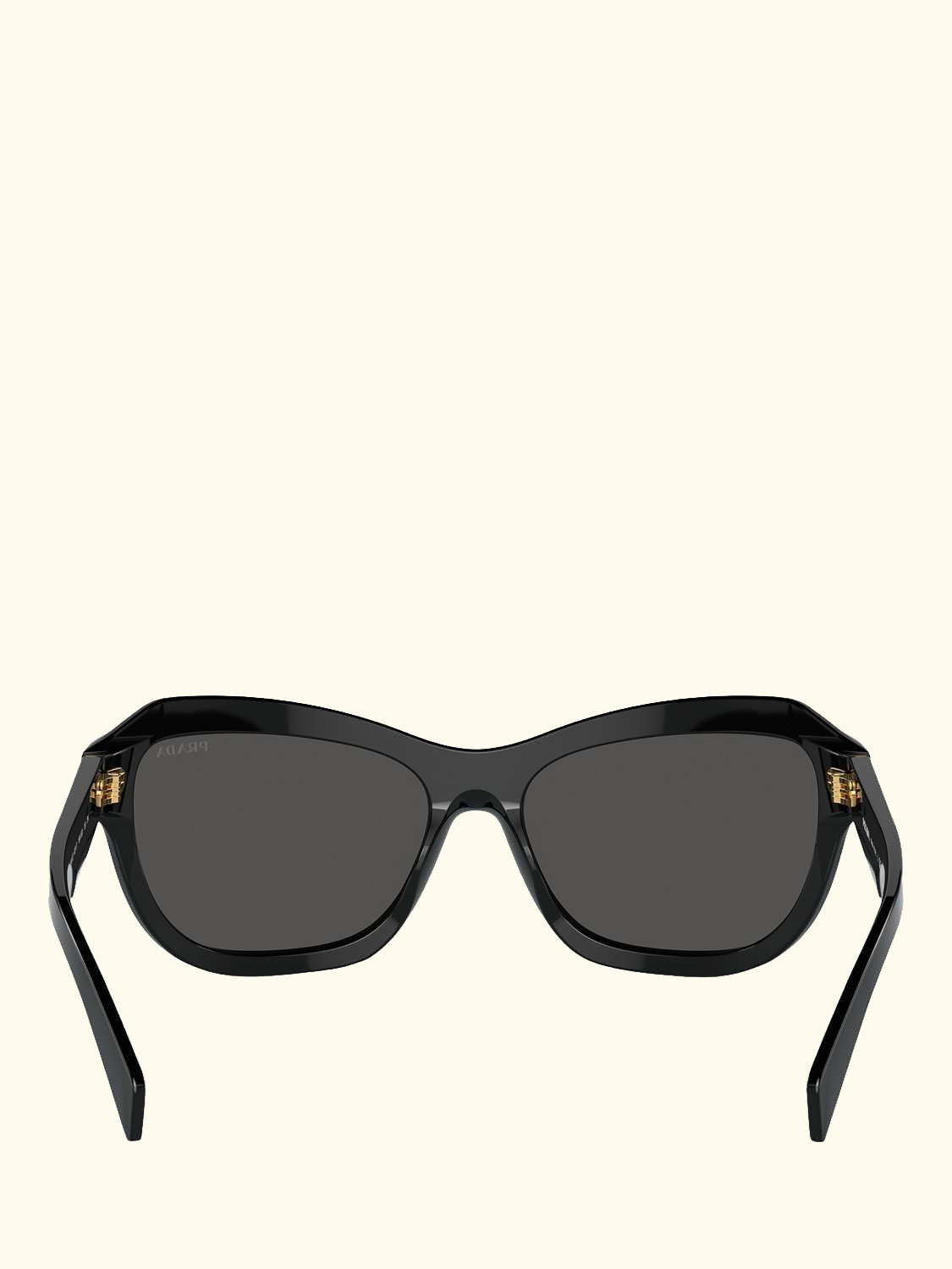 PRA27S Women's Cat's Eye Sunglasses, Black/Grey