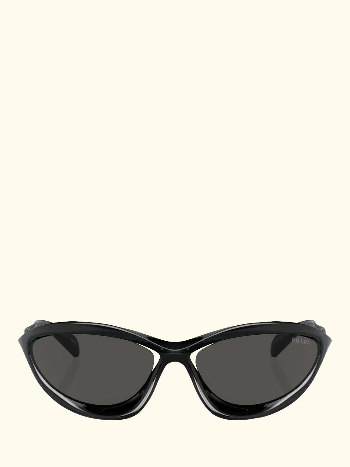 0PR A23 Women's Wrap Sunglasses, Black
