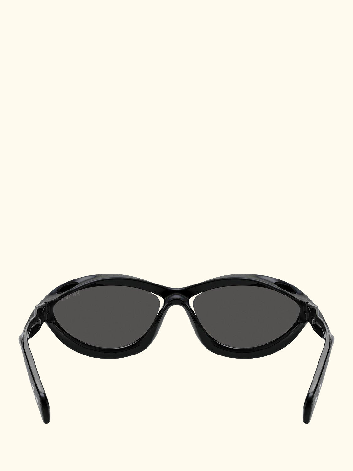 0PR A23 Women's Wrap Sunglasses, Black