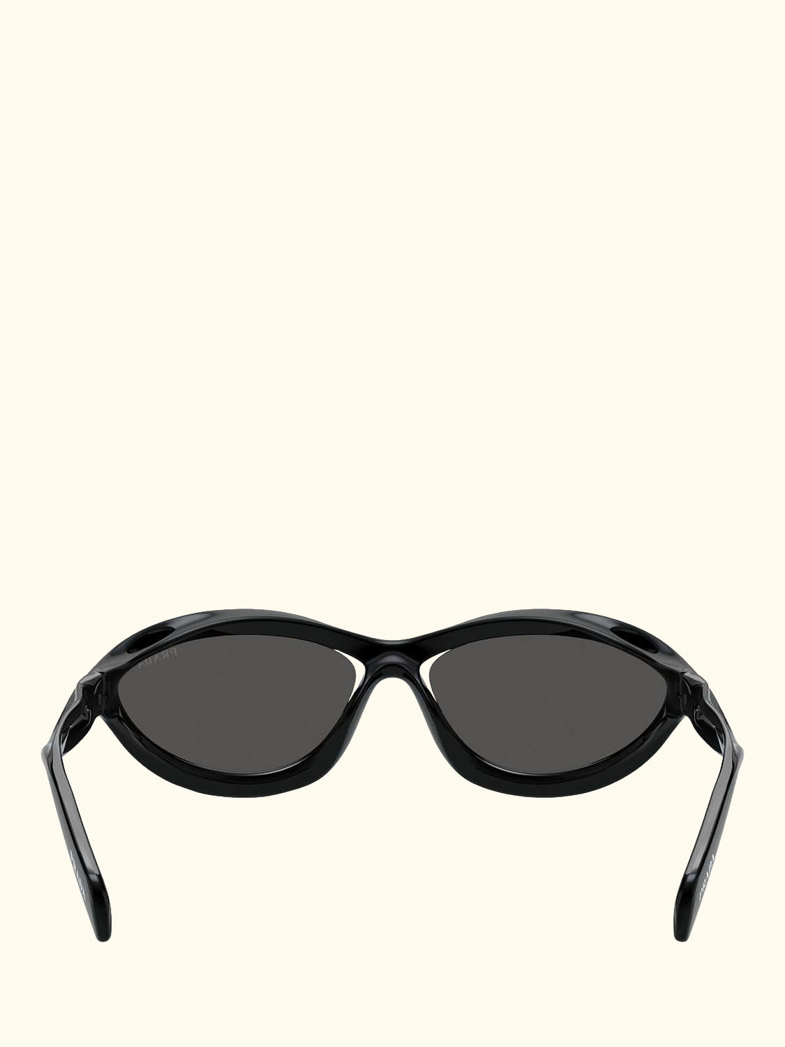 0PR A23 Women's Wrap Sunglasses, Black