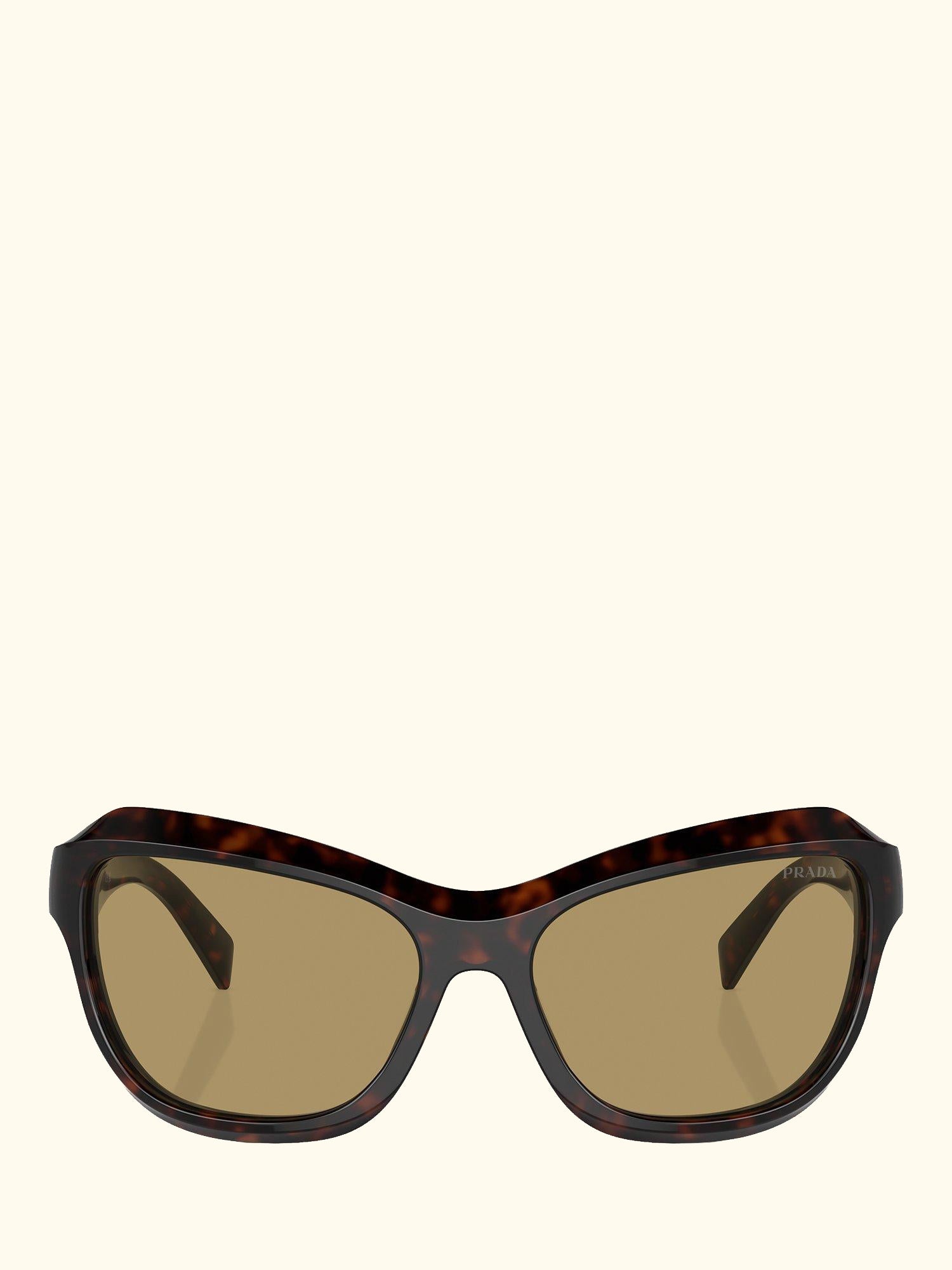 PRA27S Women's Rectangular Sunglasses, Tortoise/Brown