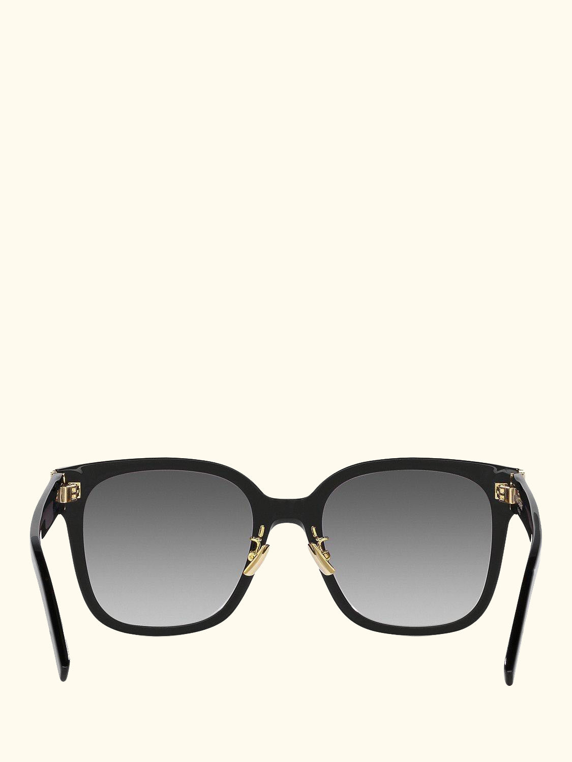 YS000465 Women's Square Sunglasses, Black