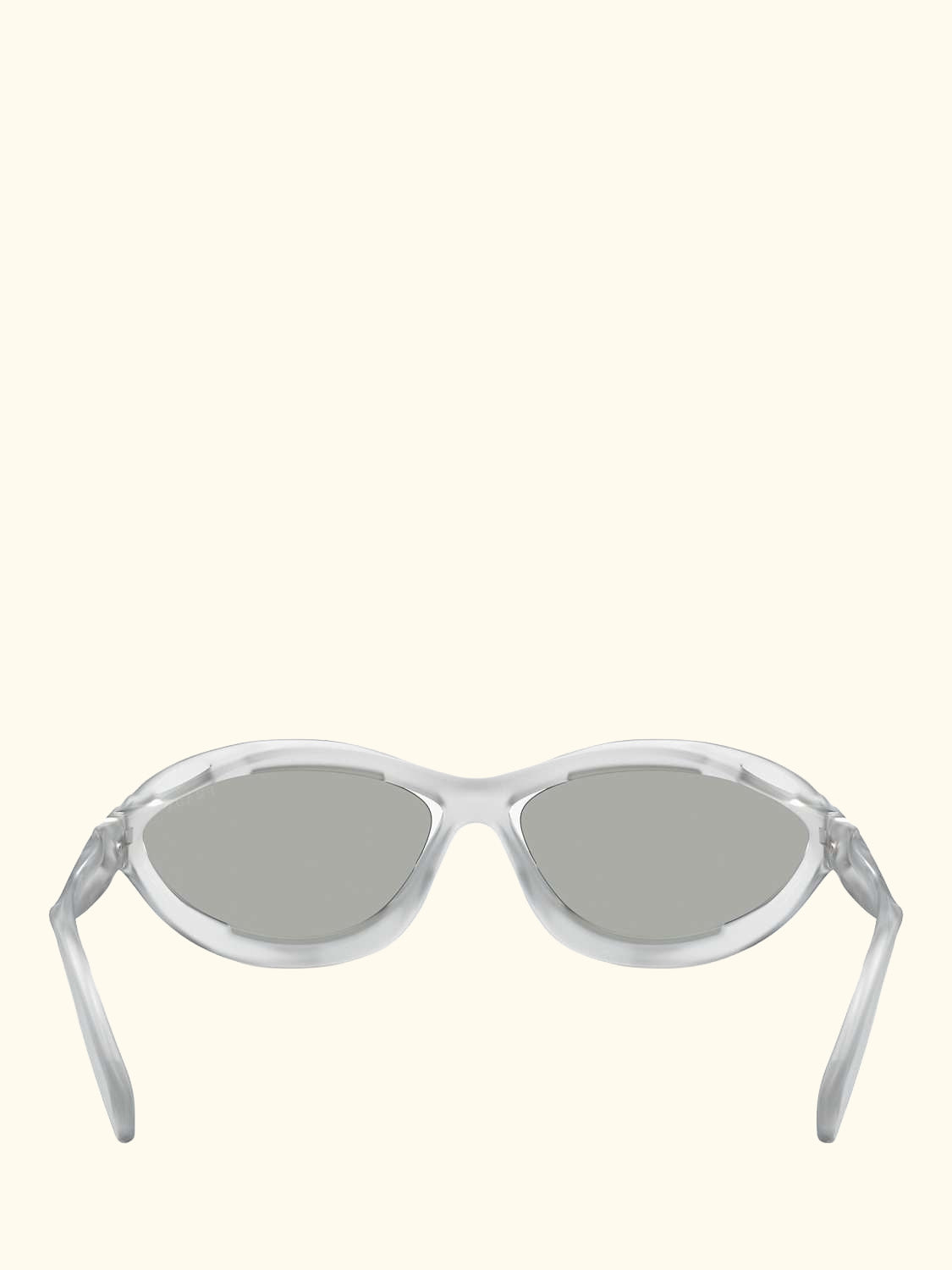 0PR A23S Women's Wrap Sunglasses, Frosted Crystal