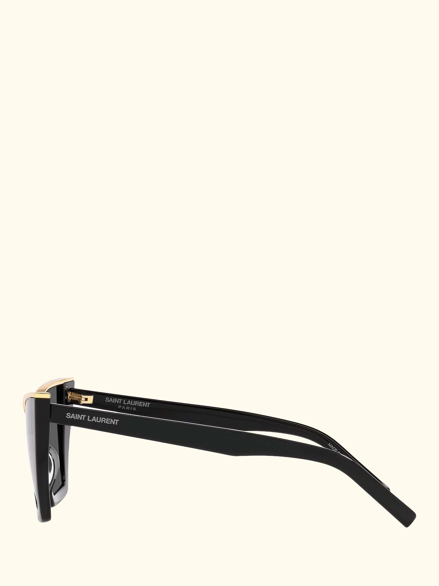 YS000435 Women's Cat Eye Sunglasses, Black/Gold
