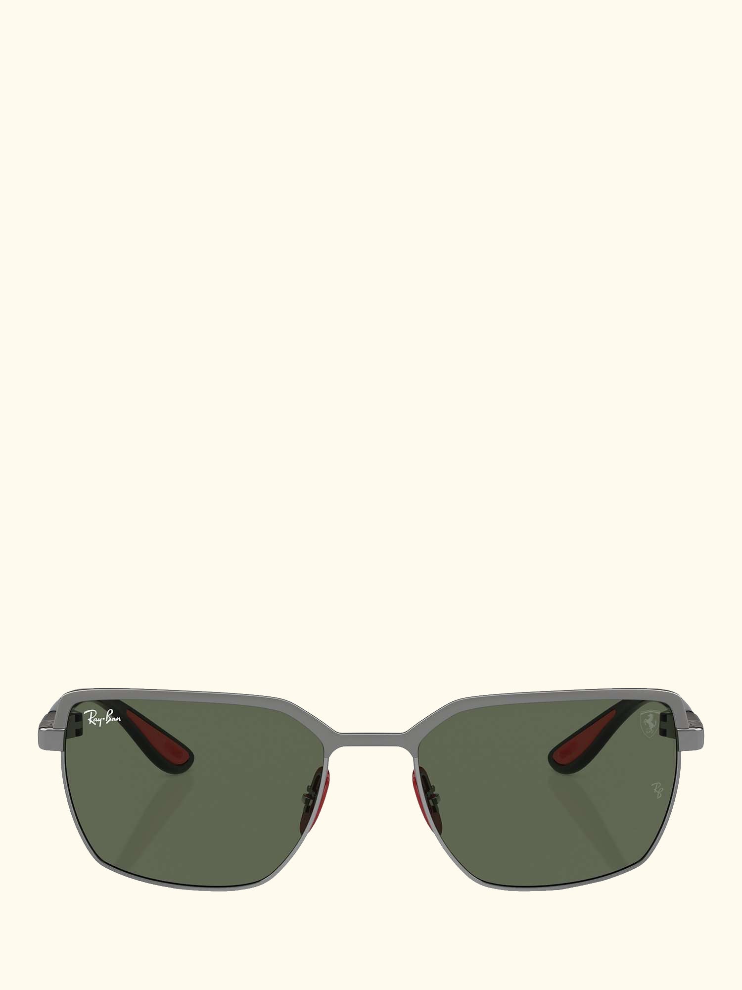 RB3743M Scuderia Ferrari Men's Rectangular Sunglasses