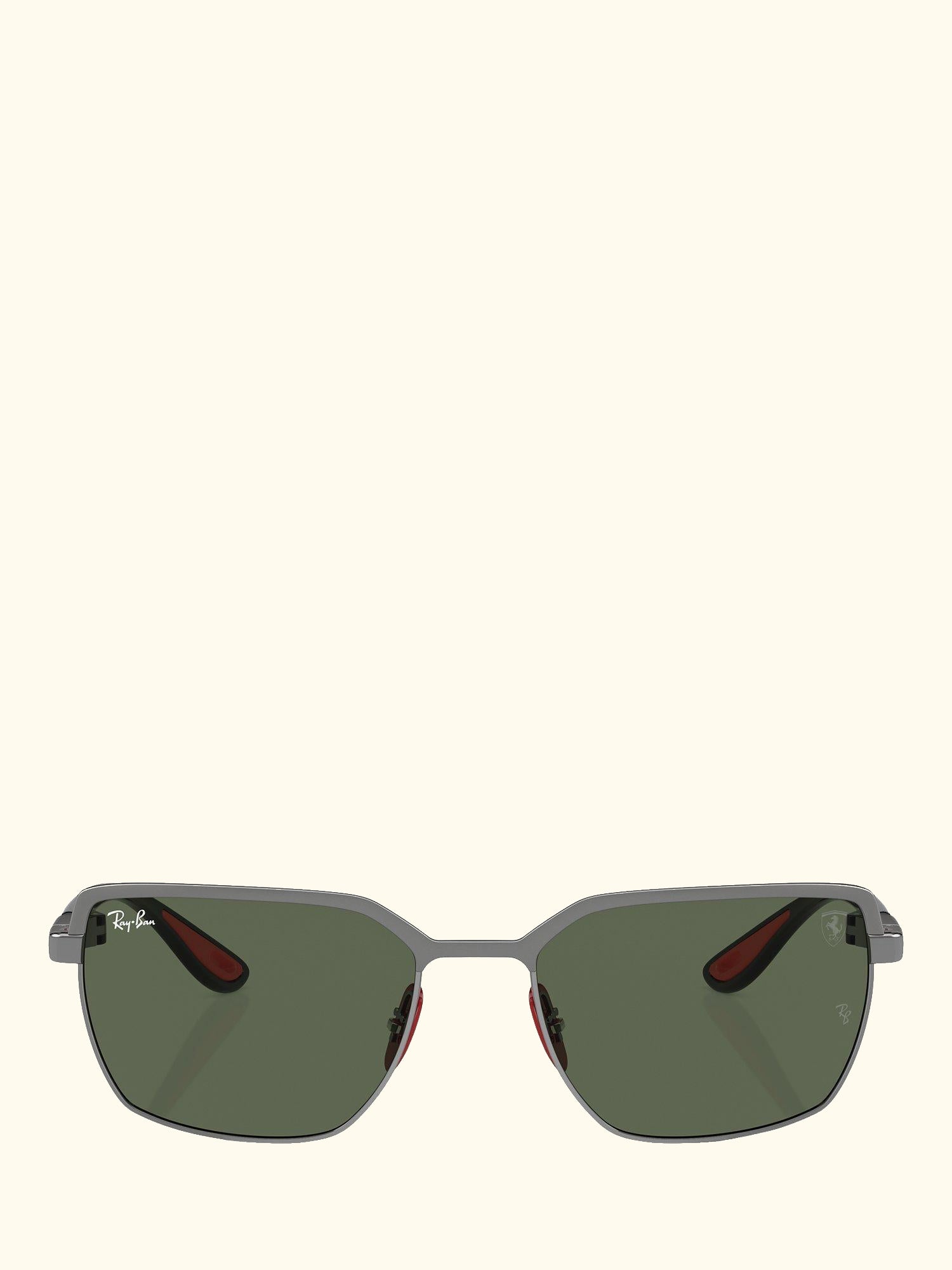 RB3743M Scuderia Ferrari Men's Rectangular Sunglasses