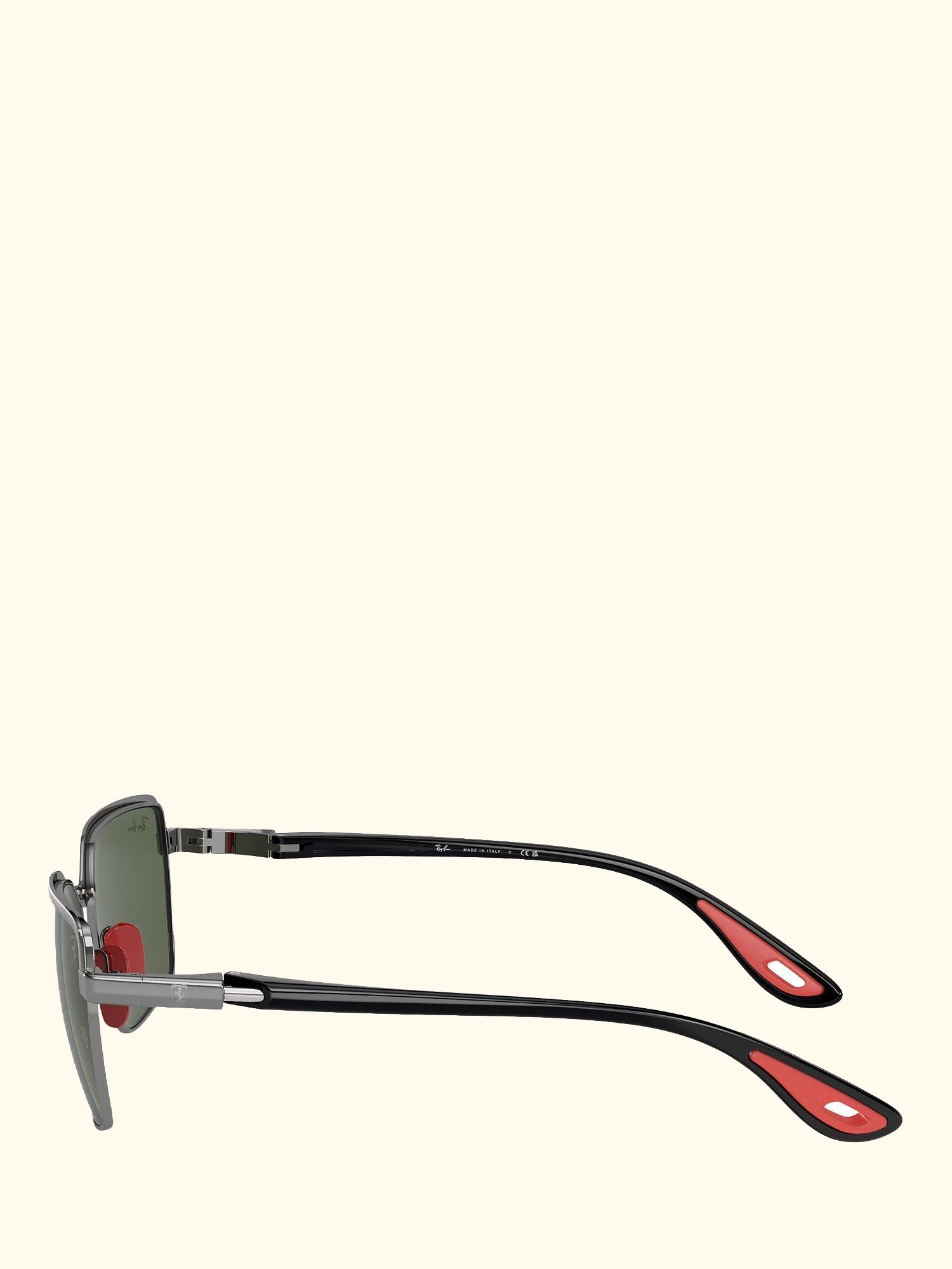 RB3743M Scuderia Ferrari Men's Rectangular Sunglasses