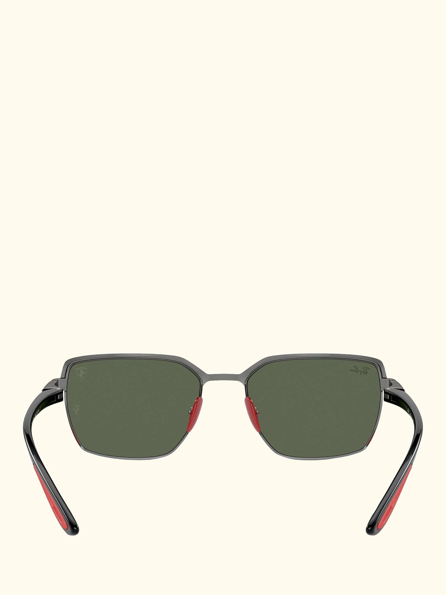 RB3743M Scuderia Ferrari Men's Rectangular Sunglasses