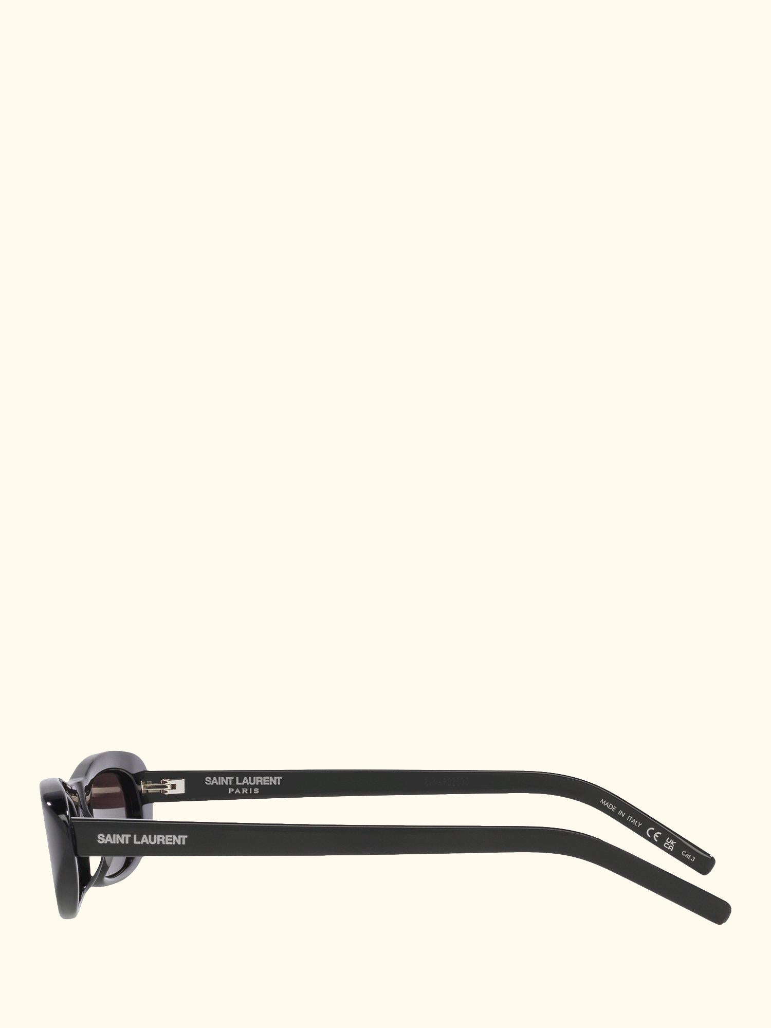 YS000414 Women's Oval Sunglasses, Black/Grey