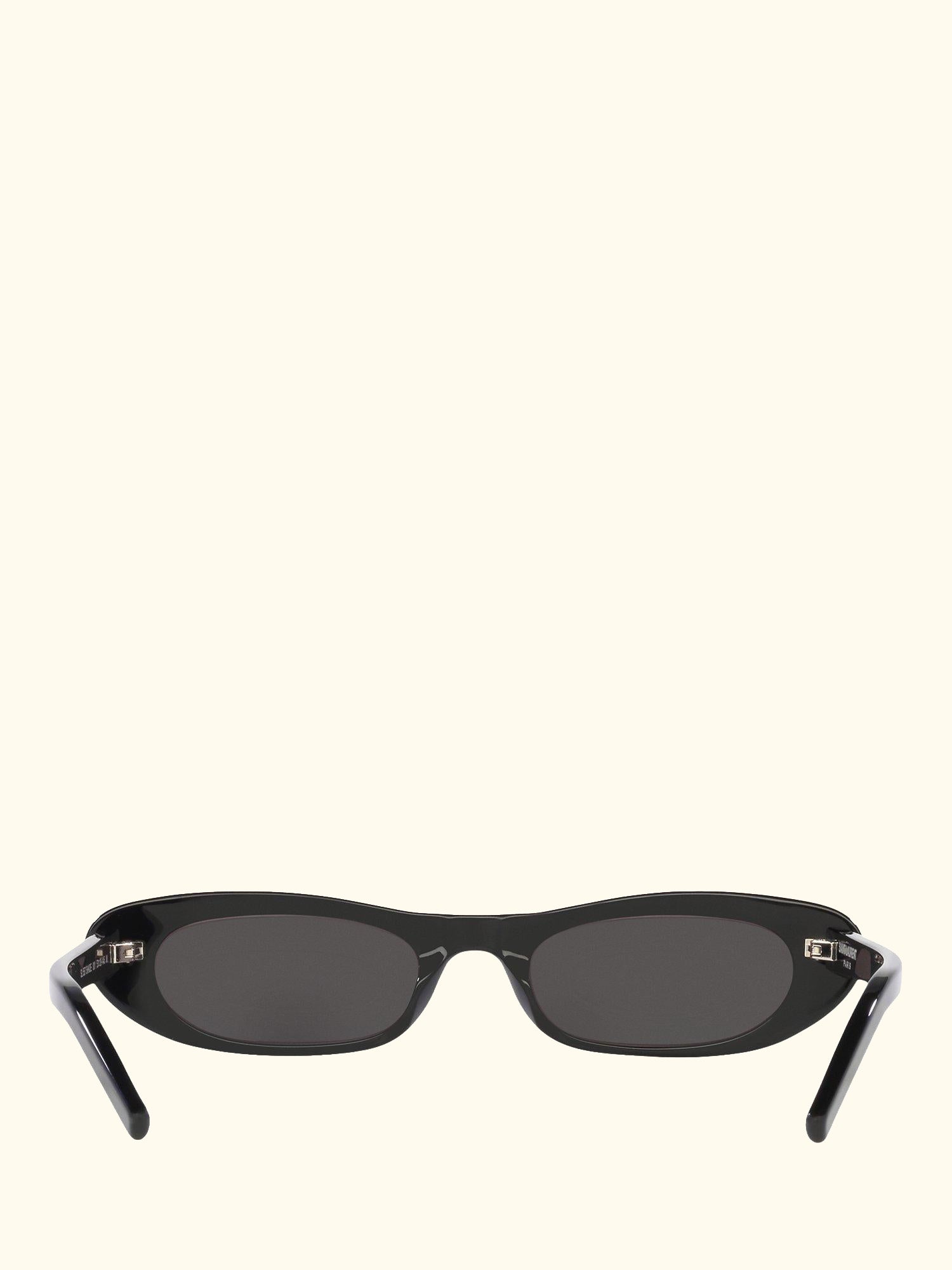 YS000414 Women's Oval Sunglasses, Black/Grey