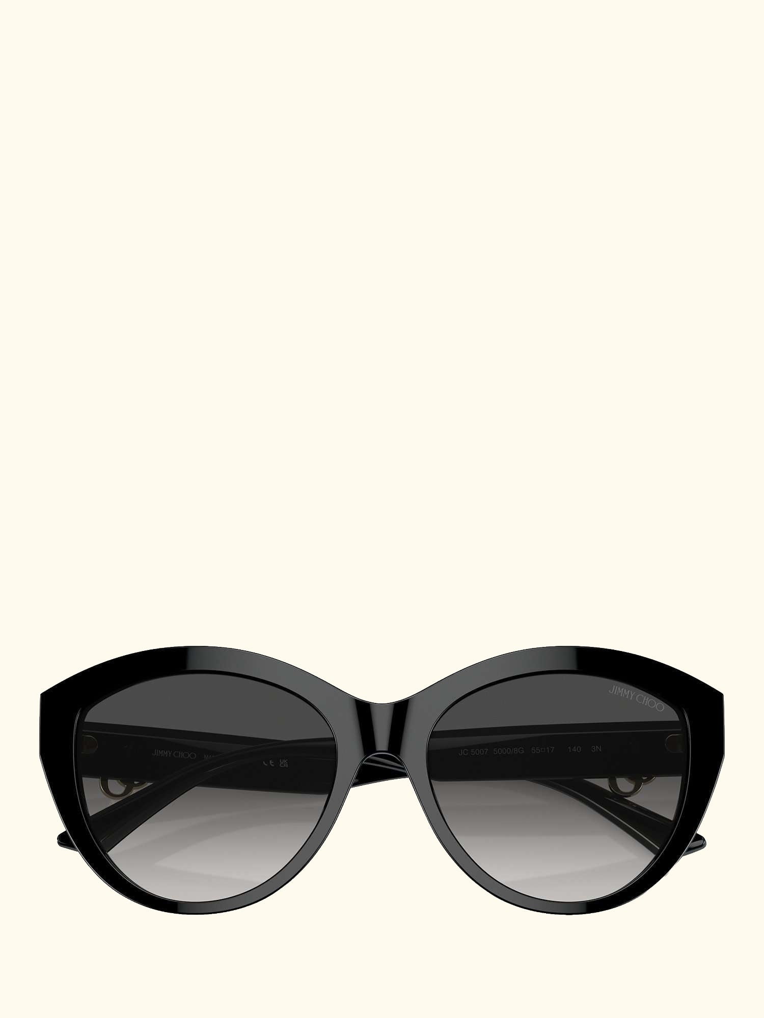 JC5007 Women's Cat's Eye Sunglasses, Black/Grey