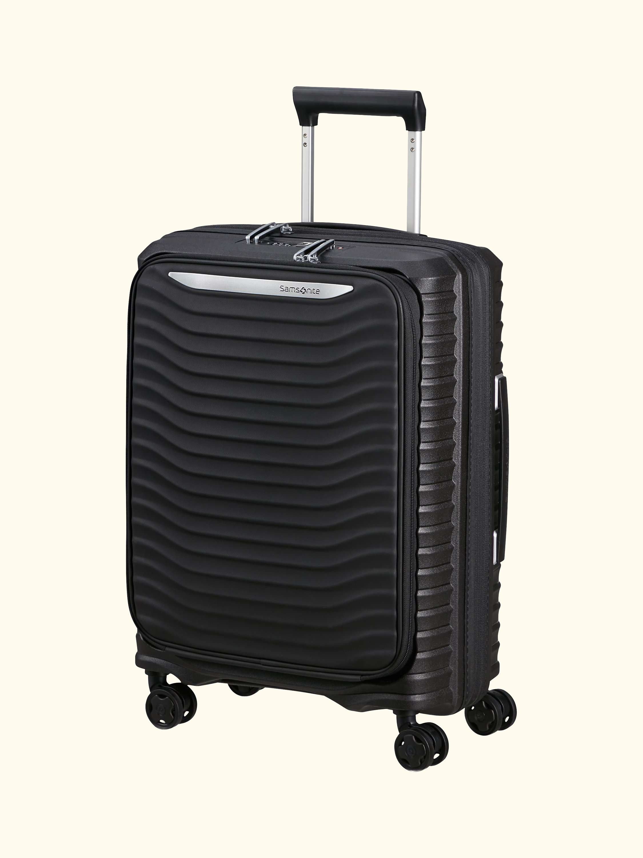 Upscape 55cm, Easy Access Expandable 4-Wheel Cabin Case, 48L