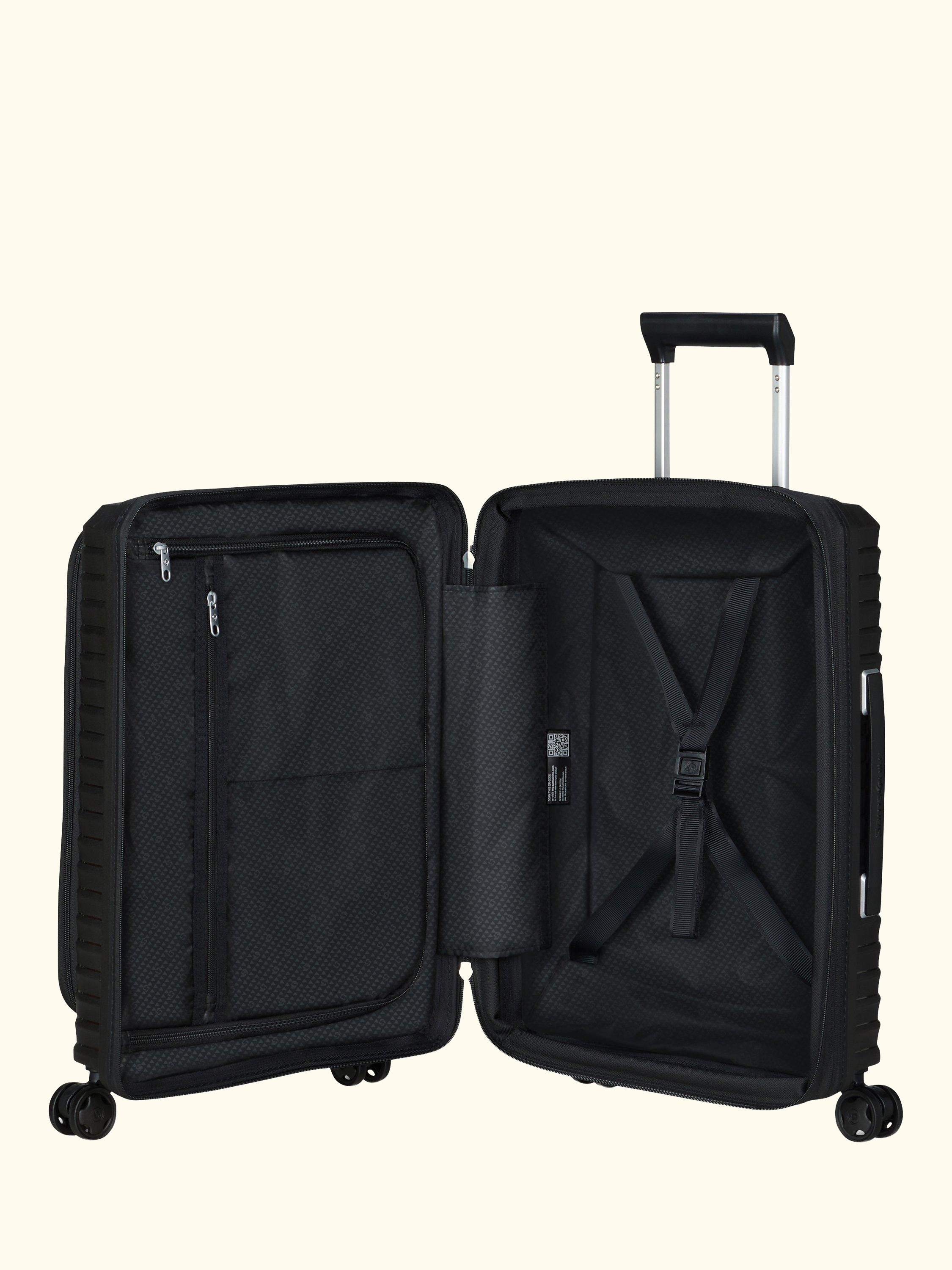Upscape 55cm, Easy Access Expandable 4-Wheel Cabin Case, 48L