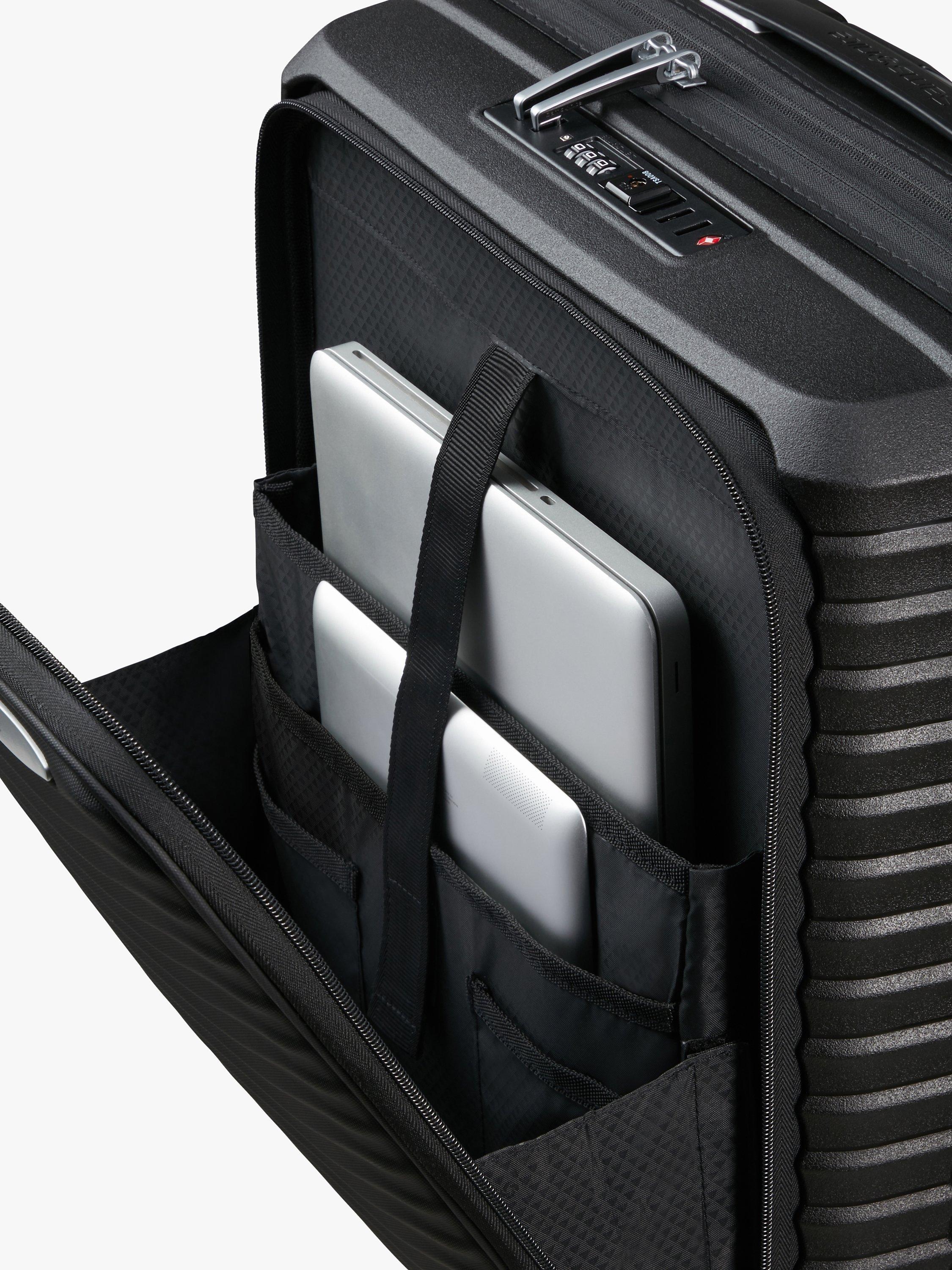 Upscape 55cm, Easy Access Expandable 4-Wheel Cabin Case, 48L