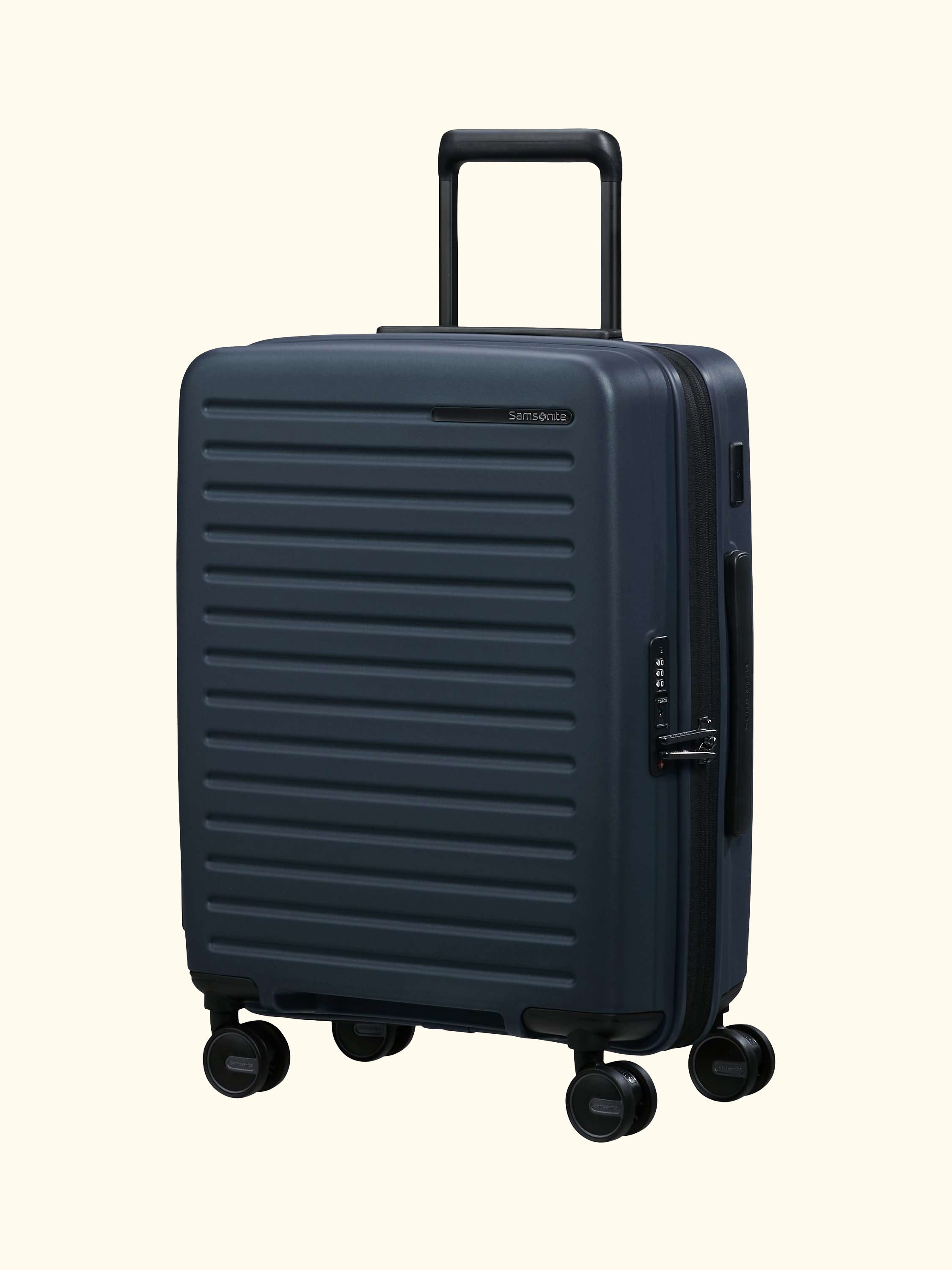 Restackd 55cm Expandable 4-Wheel Cabin Suitcase, 39/45L