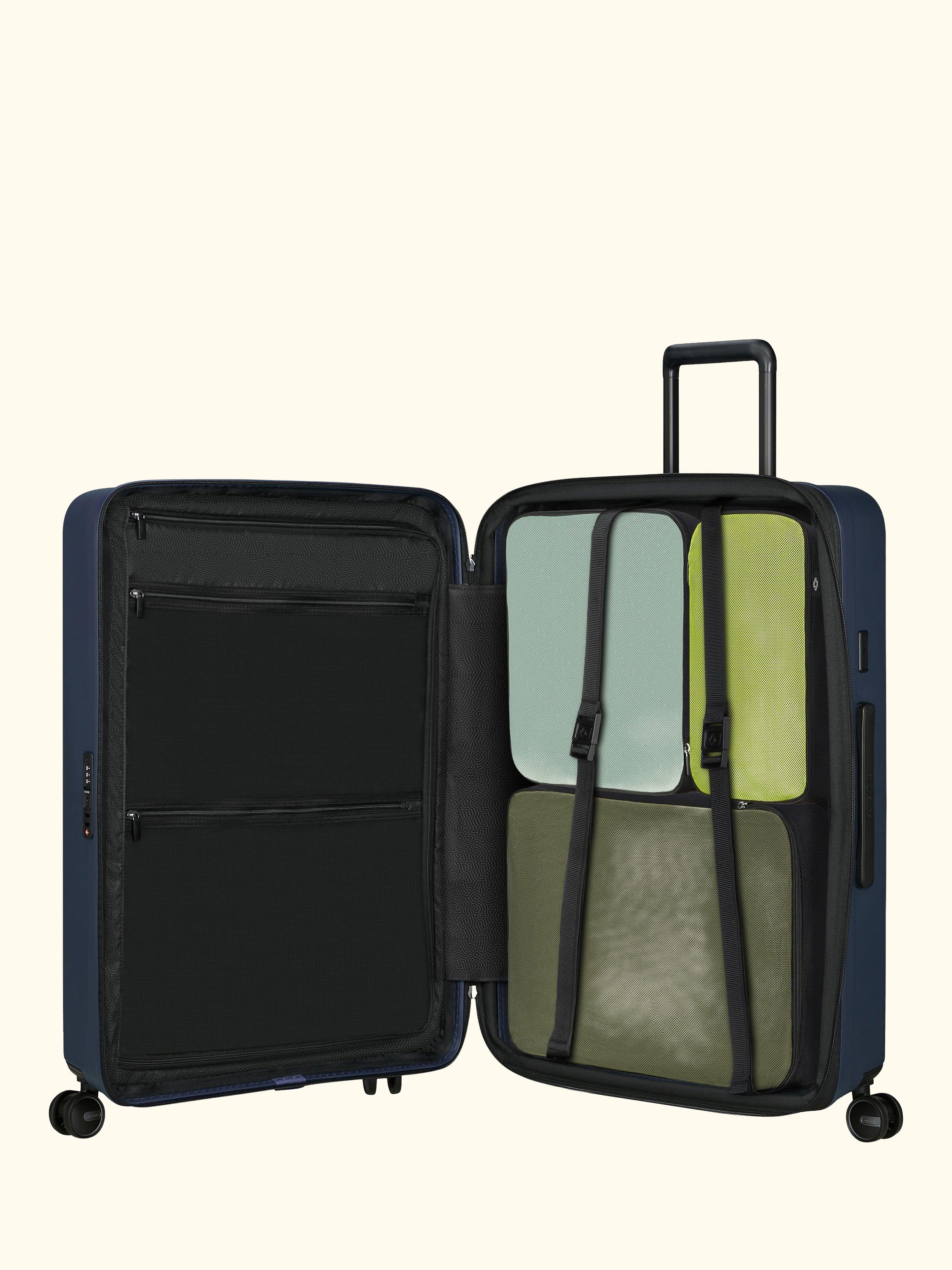 Restackd 55cm Expandable 4-Wheel Cabin Suitcase, 39/45L
