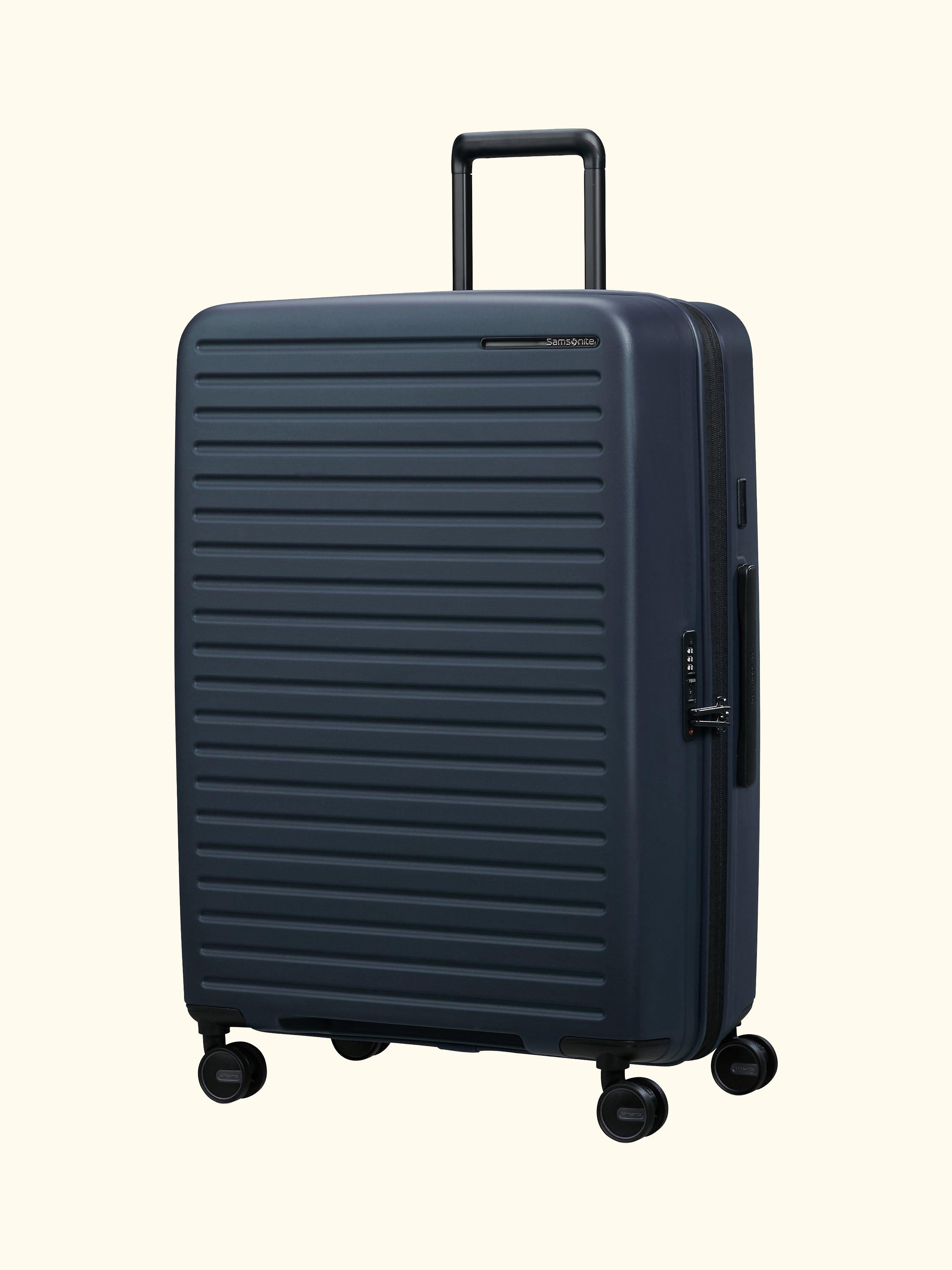 Restackd Spinner 4-Wheel 81cm Expandable Extra Large Suitcase, 126/138L