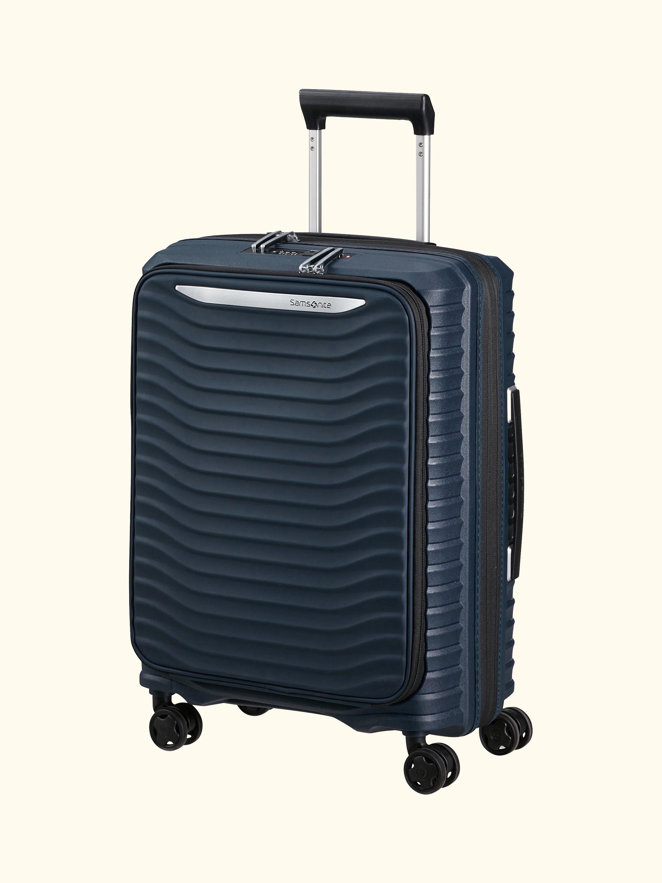 Upscape 55cm, Easy Access Expandable 4-Wheel Cabin Case, 48L