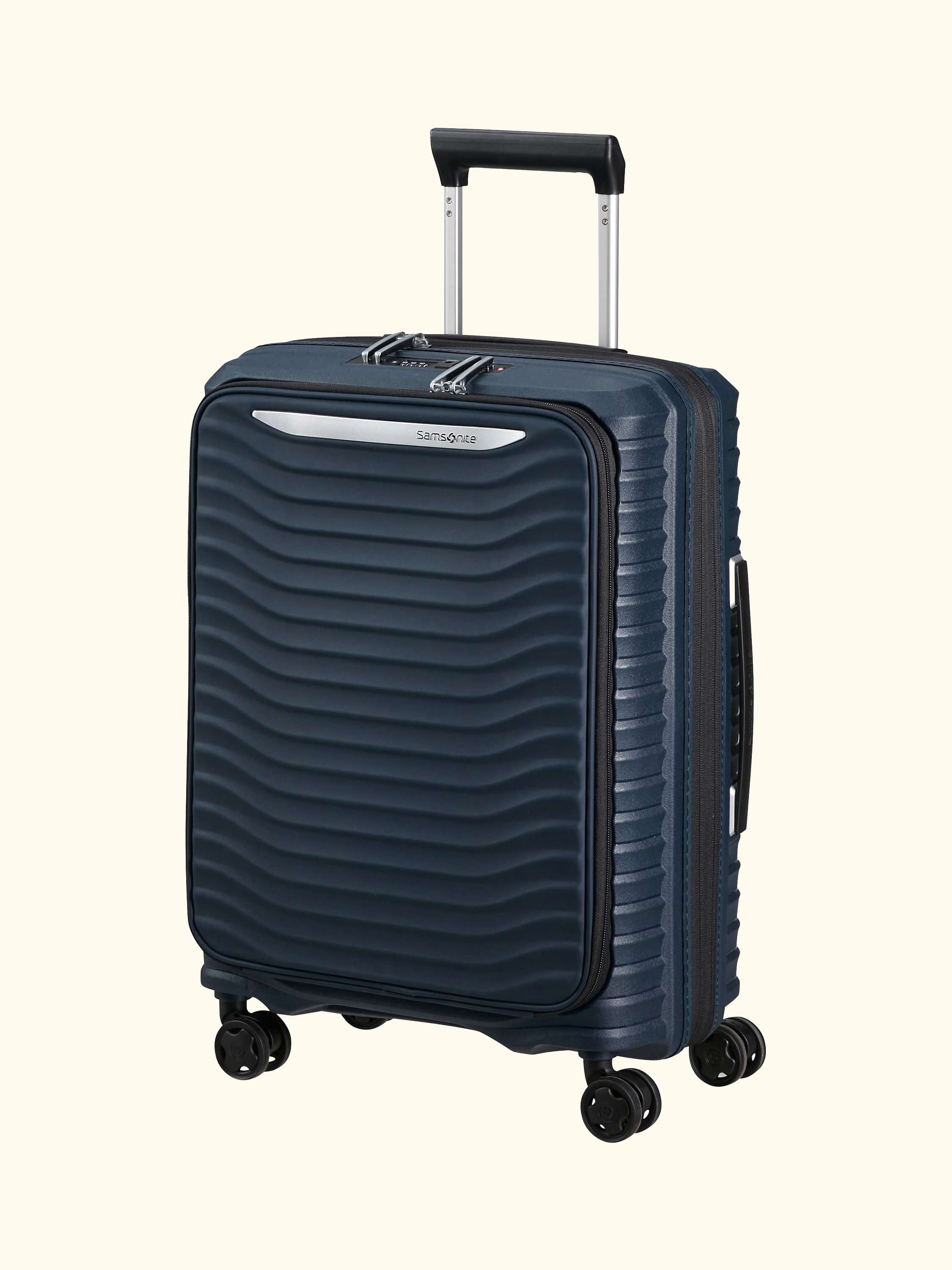 Upscape 55cm, Easy Access Expandable 4-Wheel Cabin Case, 48L