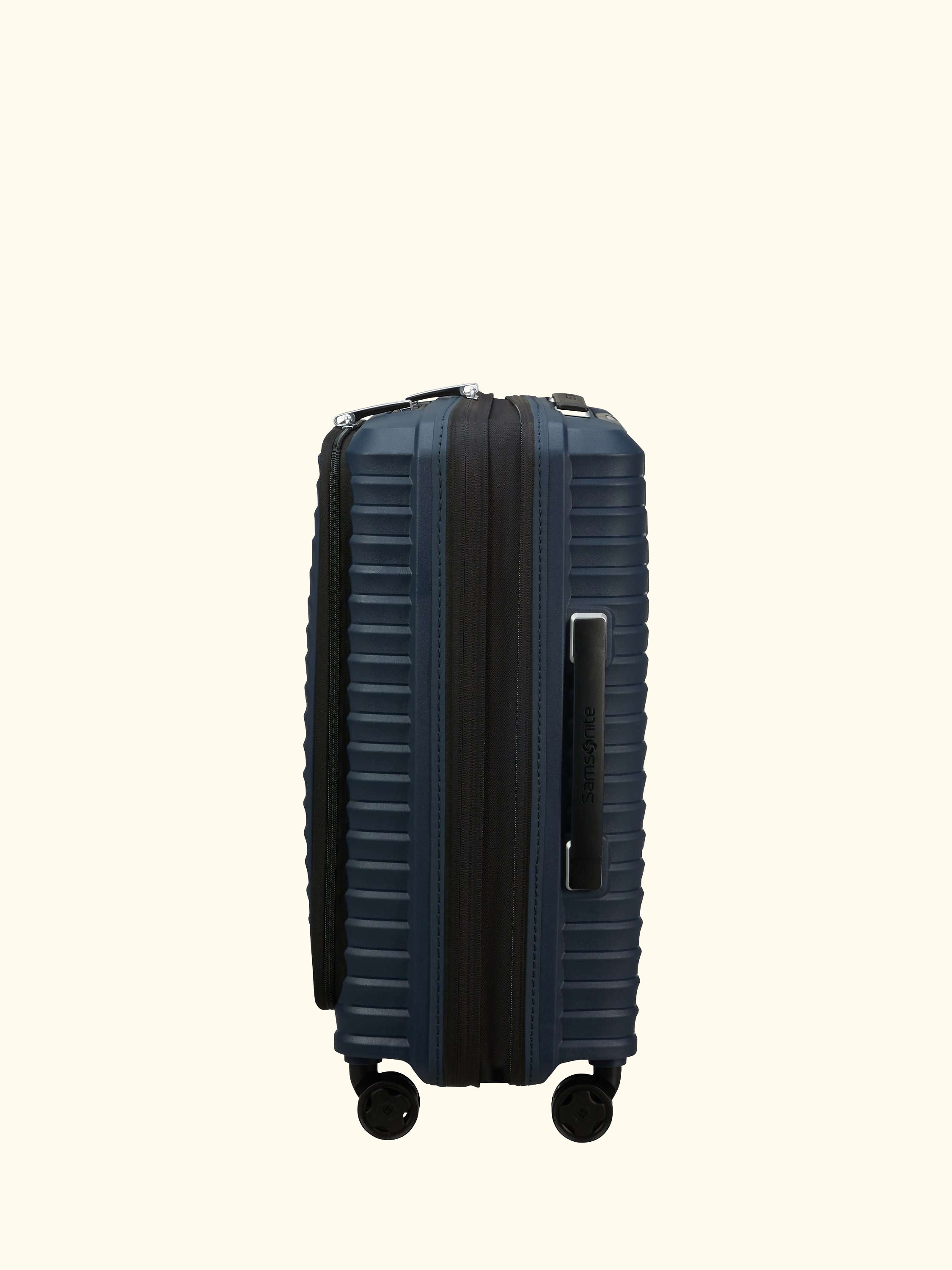 Upscape 55cm, Easy Access Expandable 4-Wheel Cabin Case, 48L