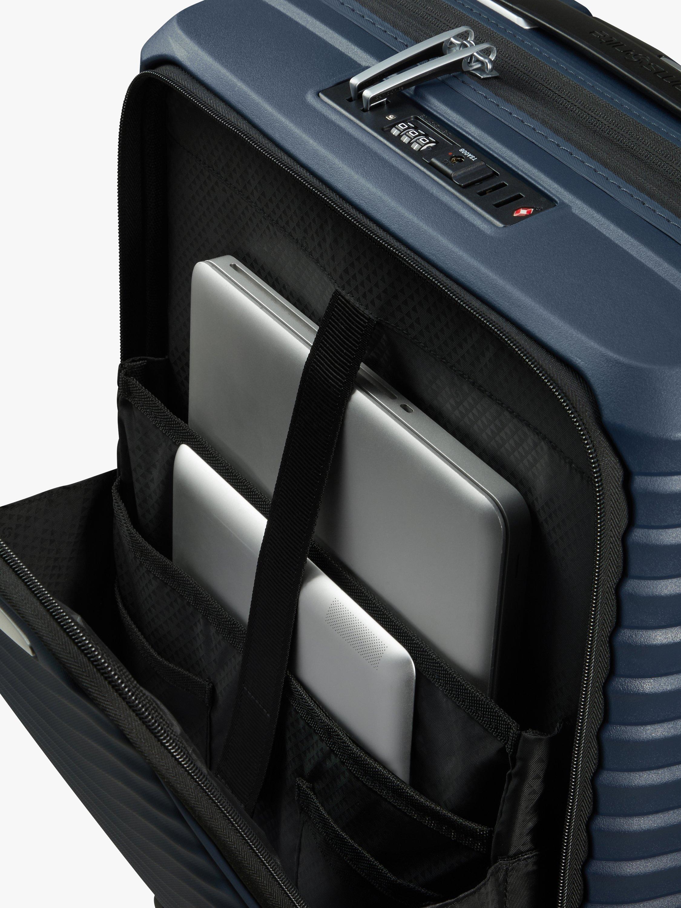 Upscape 55cm, Easy Access Expandable 4-Wheel Cabin Case, 48L