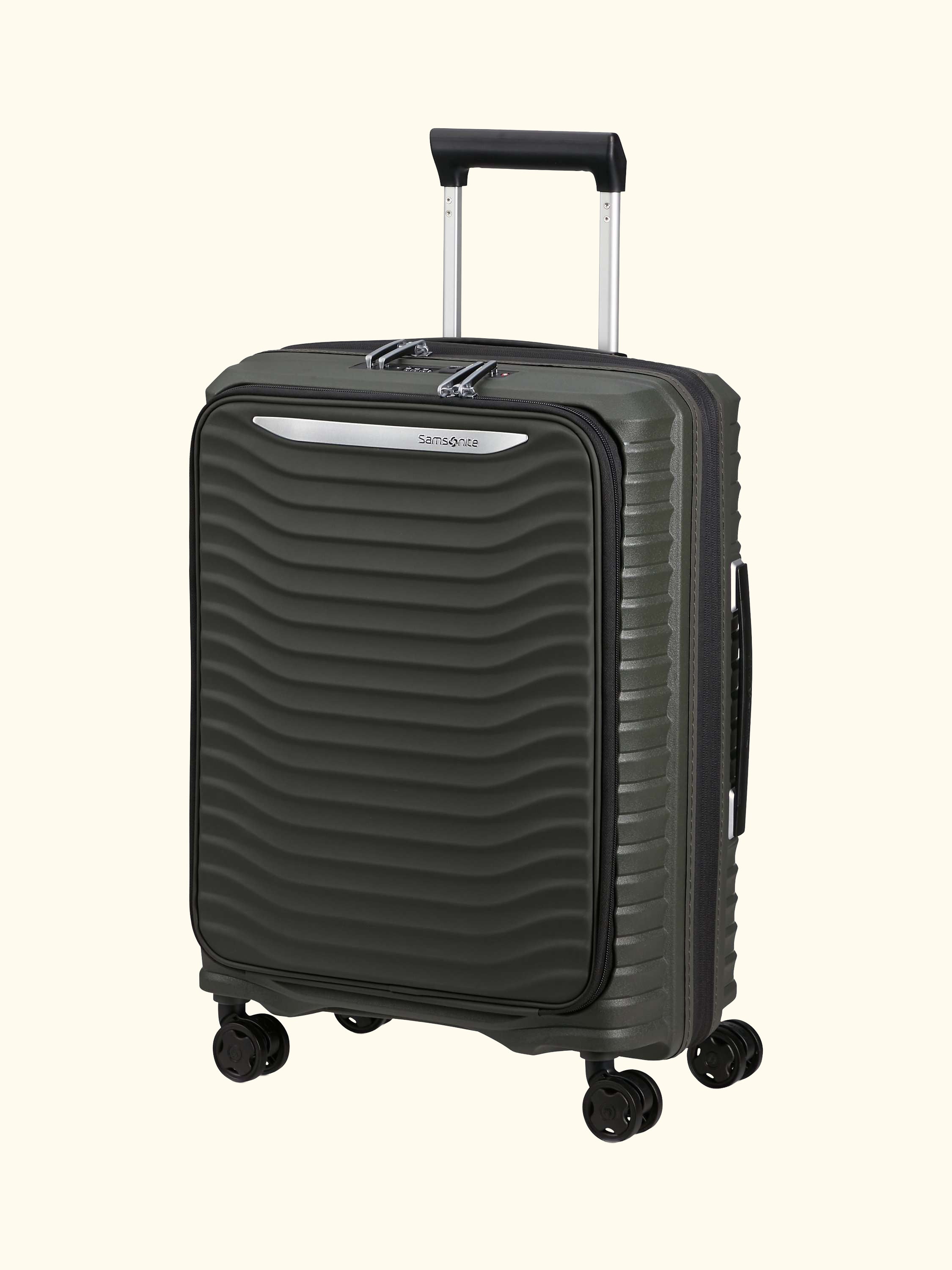 Upscape 55cm, Easy Access Expandable 4-Wheel Cabin Case, 48L
