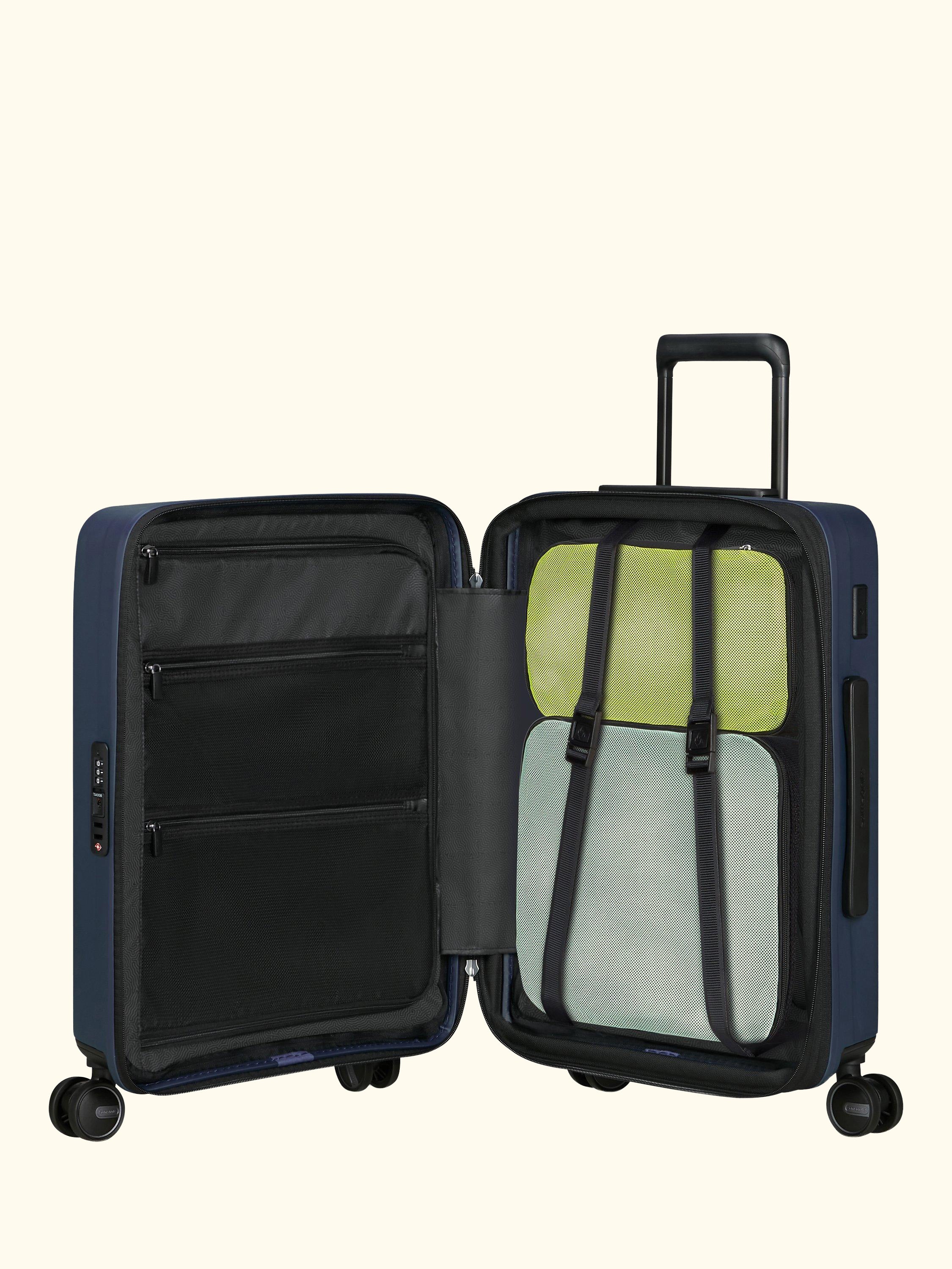 Restackd 4-Wheel Spinner 55cm Easy Access Expandable Cabin Case, 42/48L