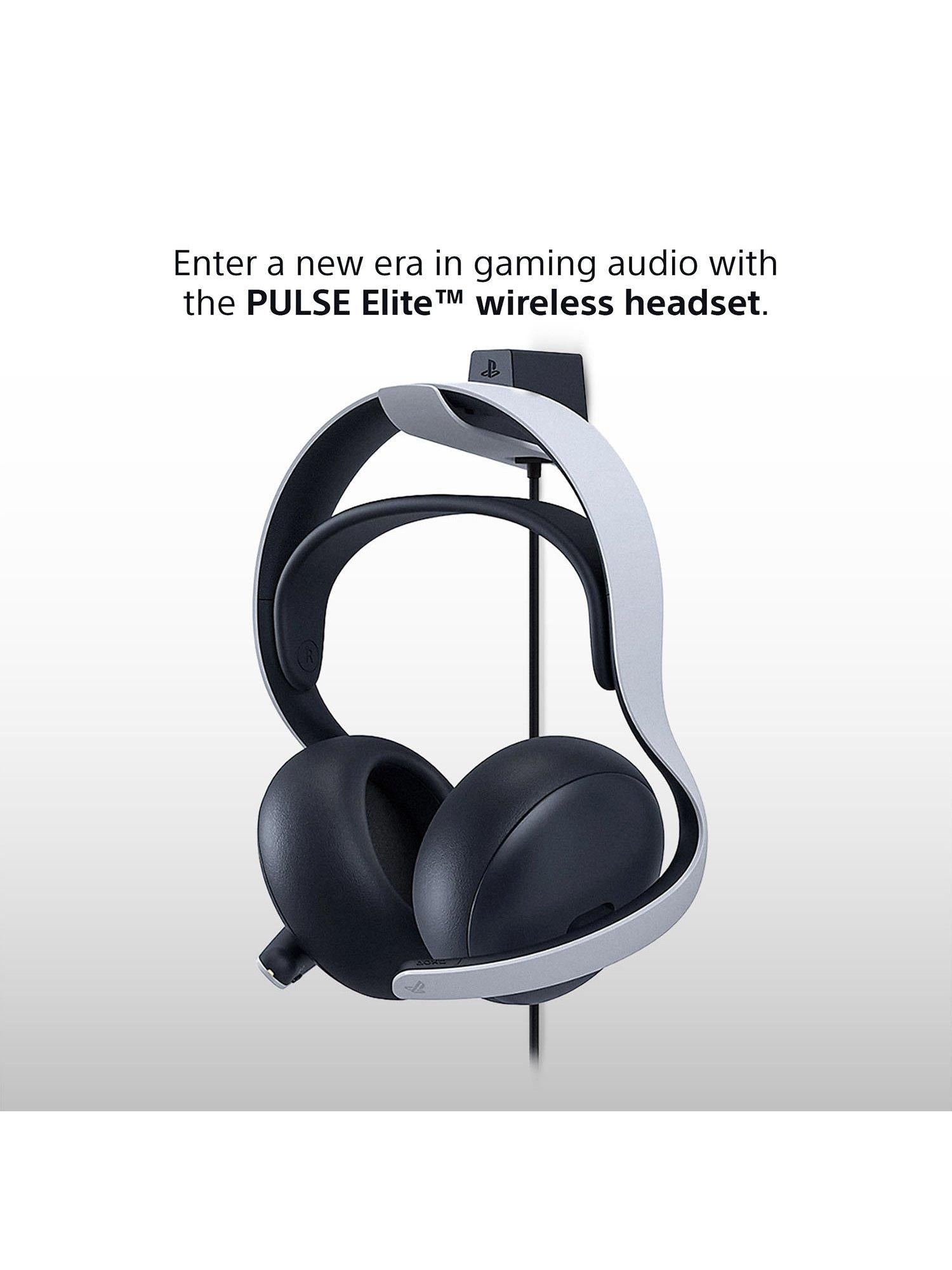 PS5 PULSE Elite Wireless Headset, White/Black
