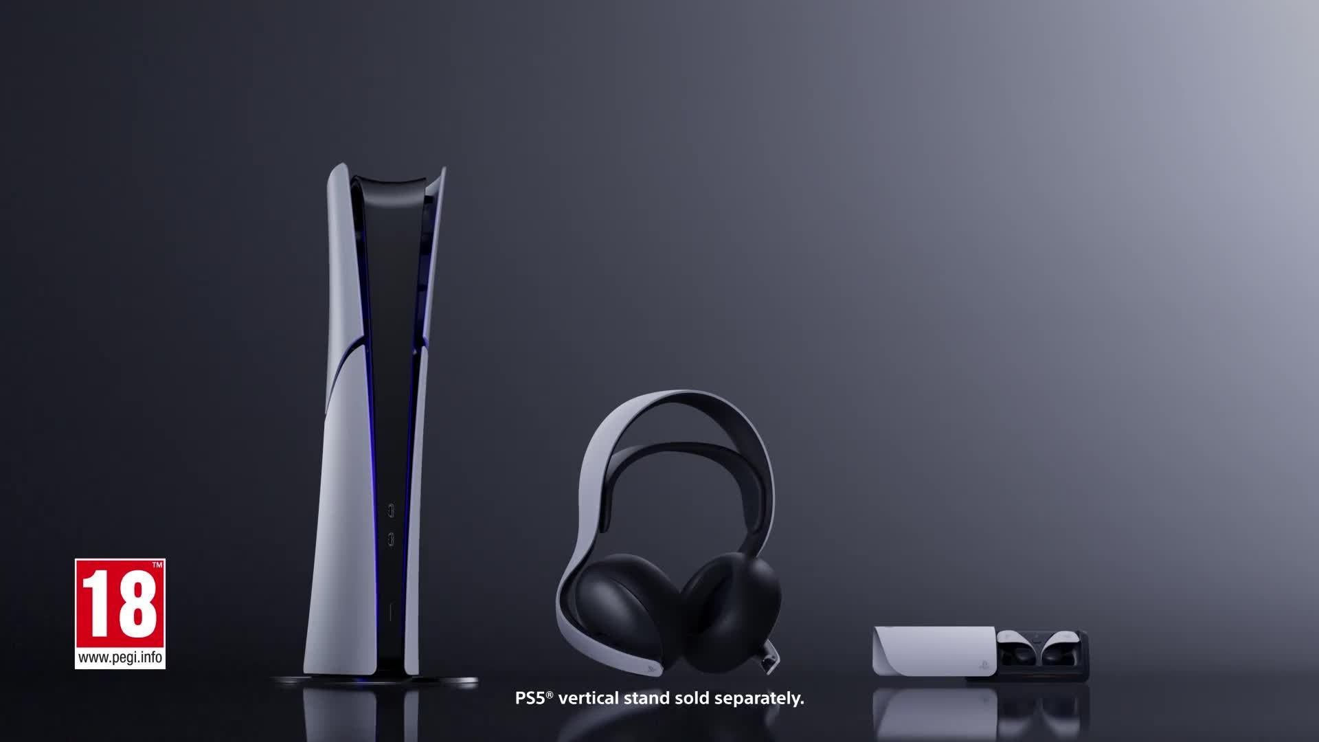 PS5 PULSE Elite Wireless Headset, White/Black