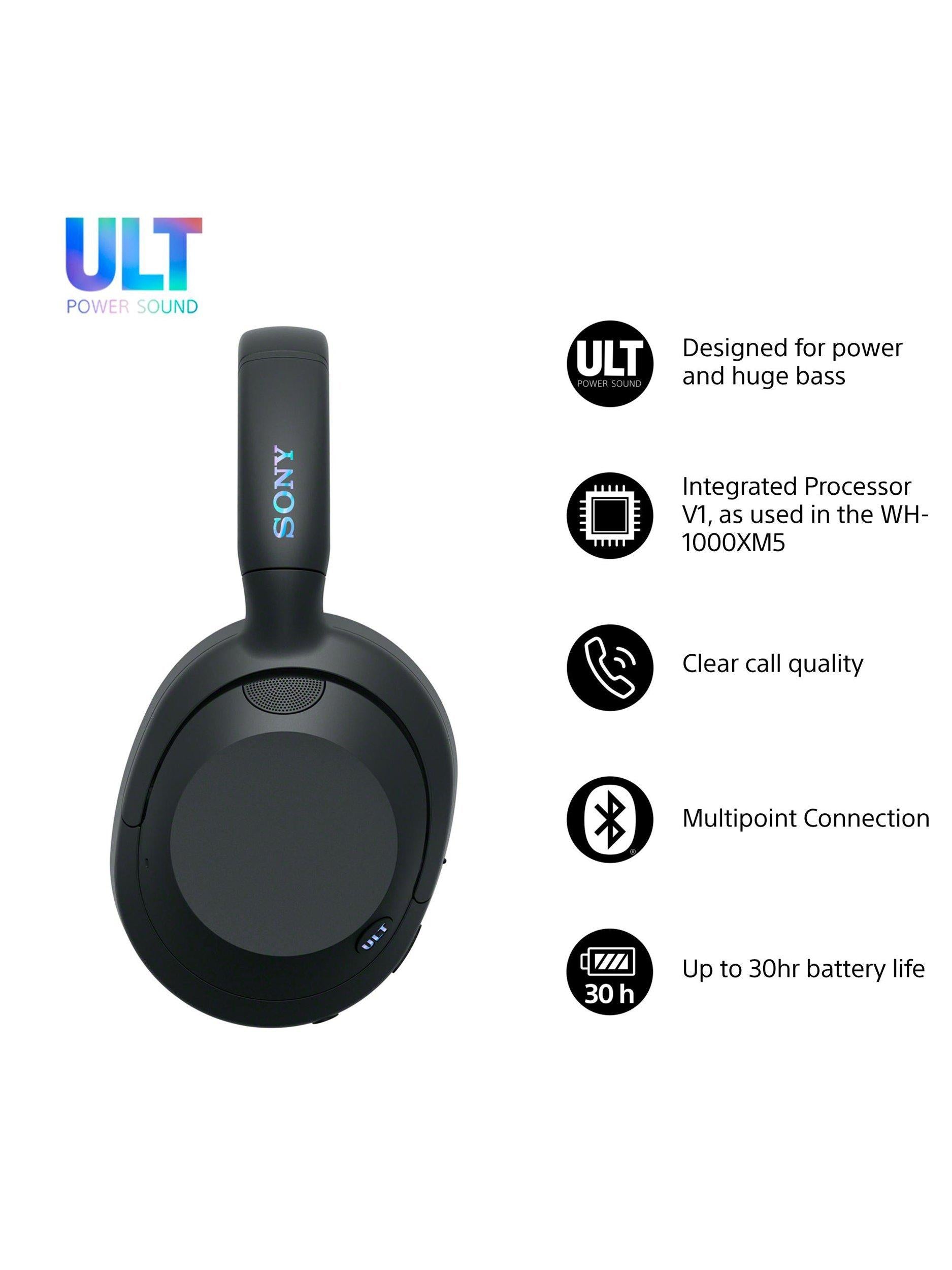 WH-ULT900N ULT Wear Noise Cancelling Wireless Bluetooth Over-Ear Headphones with ULT POWER SOUND & Mic/Remote