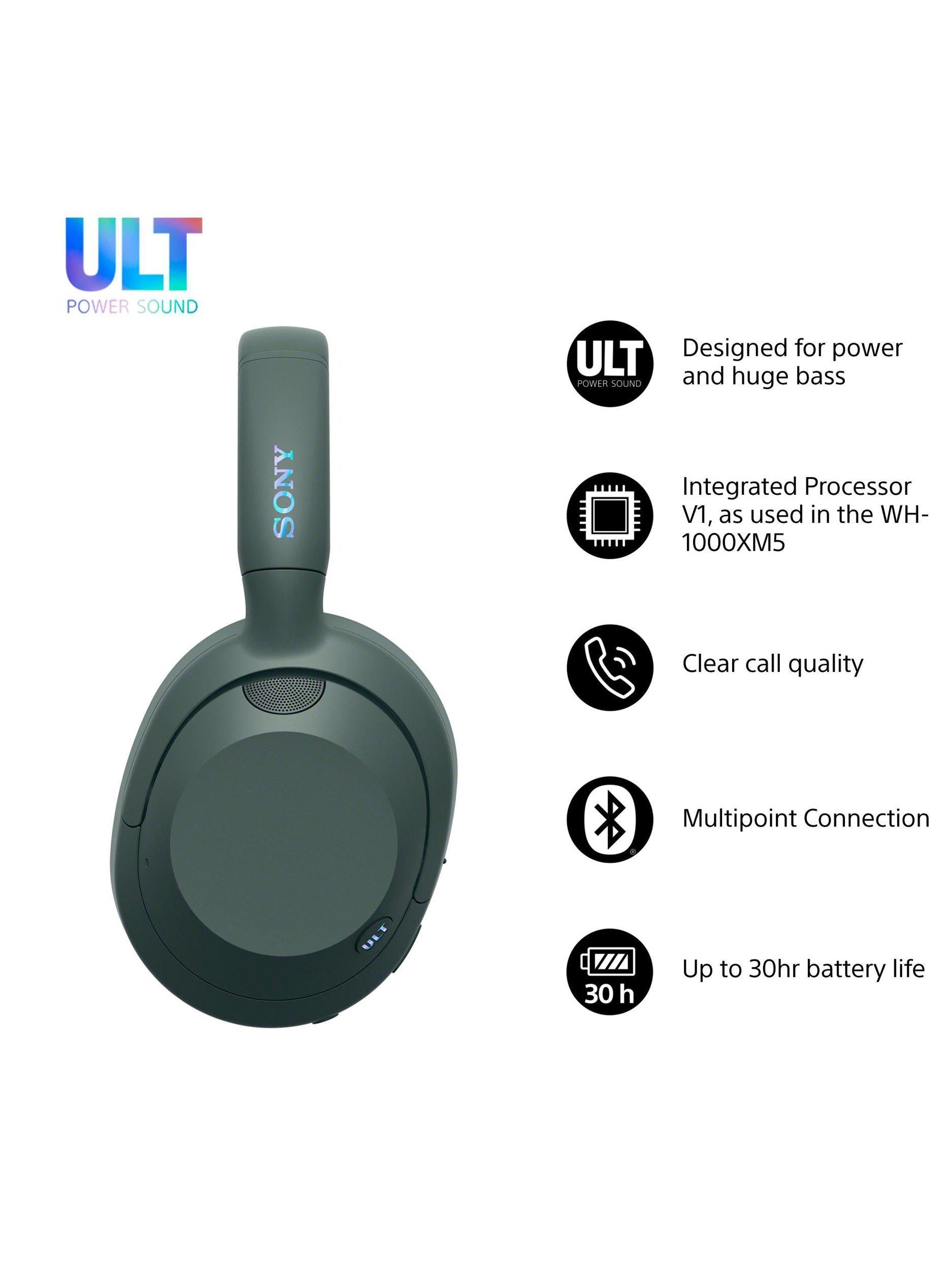 WH-ULT900N ULT Wear Noise Cancelling Wireless Bluetooth Over-Ear Headphones with ULT POWER SOUND & Mic/Remote