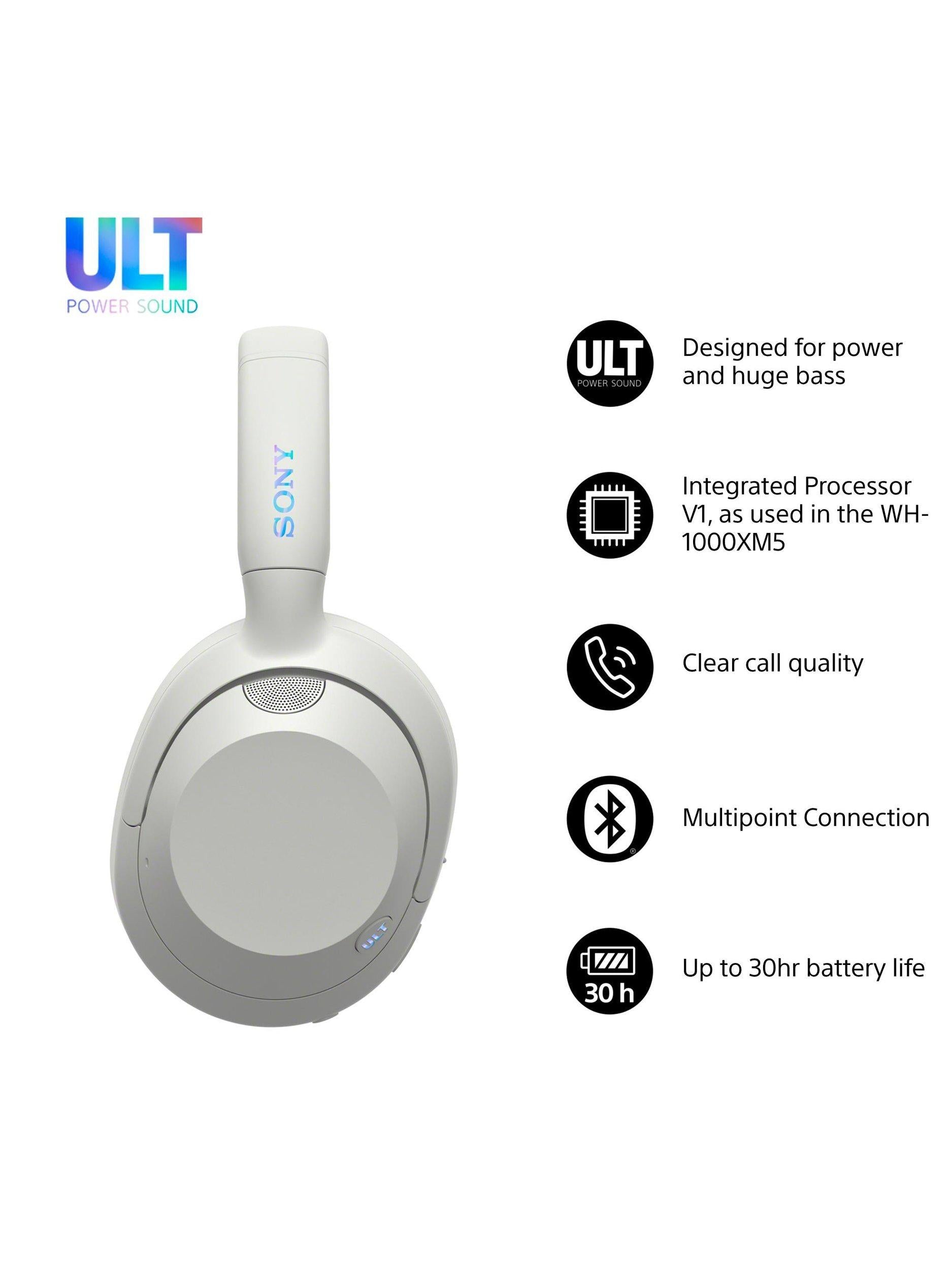 WH-ULT900N ULT Wear Noise Cancelling Wireless Bluetooth Over-Ear Headphones with ULT POWER SOUND & Mic/Remote