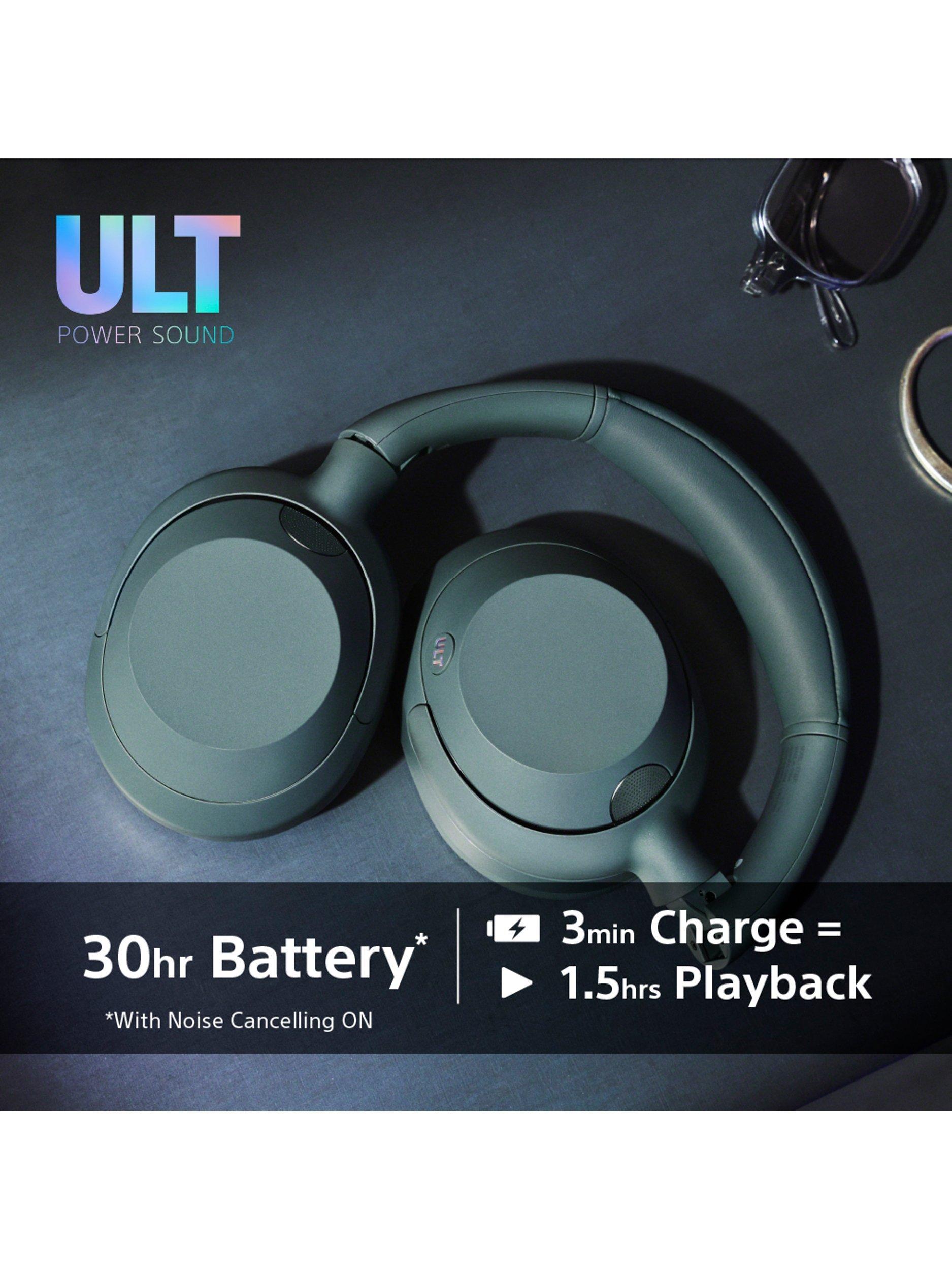 WH-ULT900N ULT Wear Noise Cancelling Wireless Bluetooth Over-Ear Headphones with ULT POWER SOUND & Mic/Remote