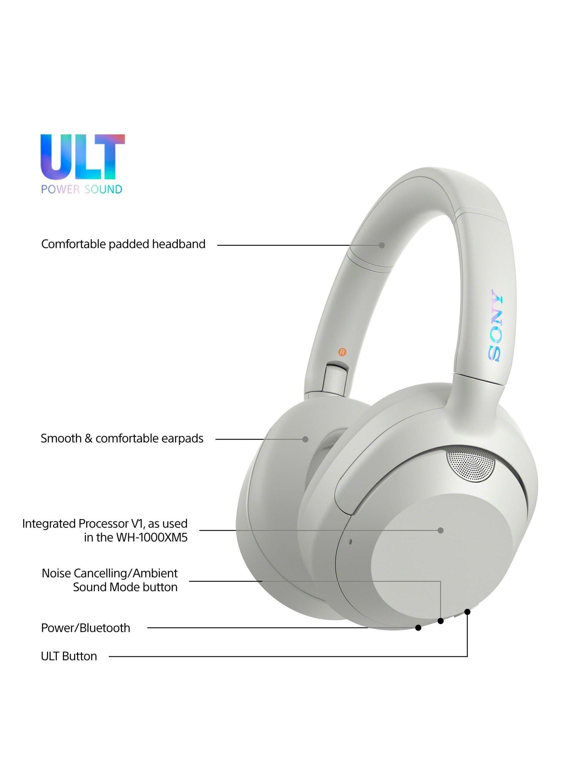 WH-ULT900N ULT Wear Noise Cancelling Wireless Bluetooth Over-Ear Headphones with ULT POWER SOUND & Mic/Remote