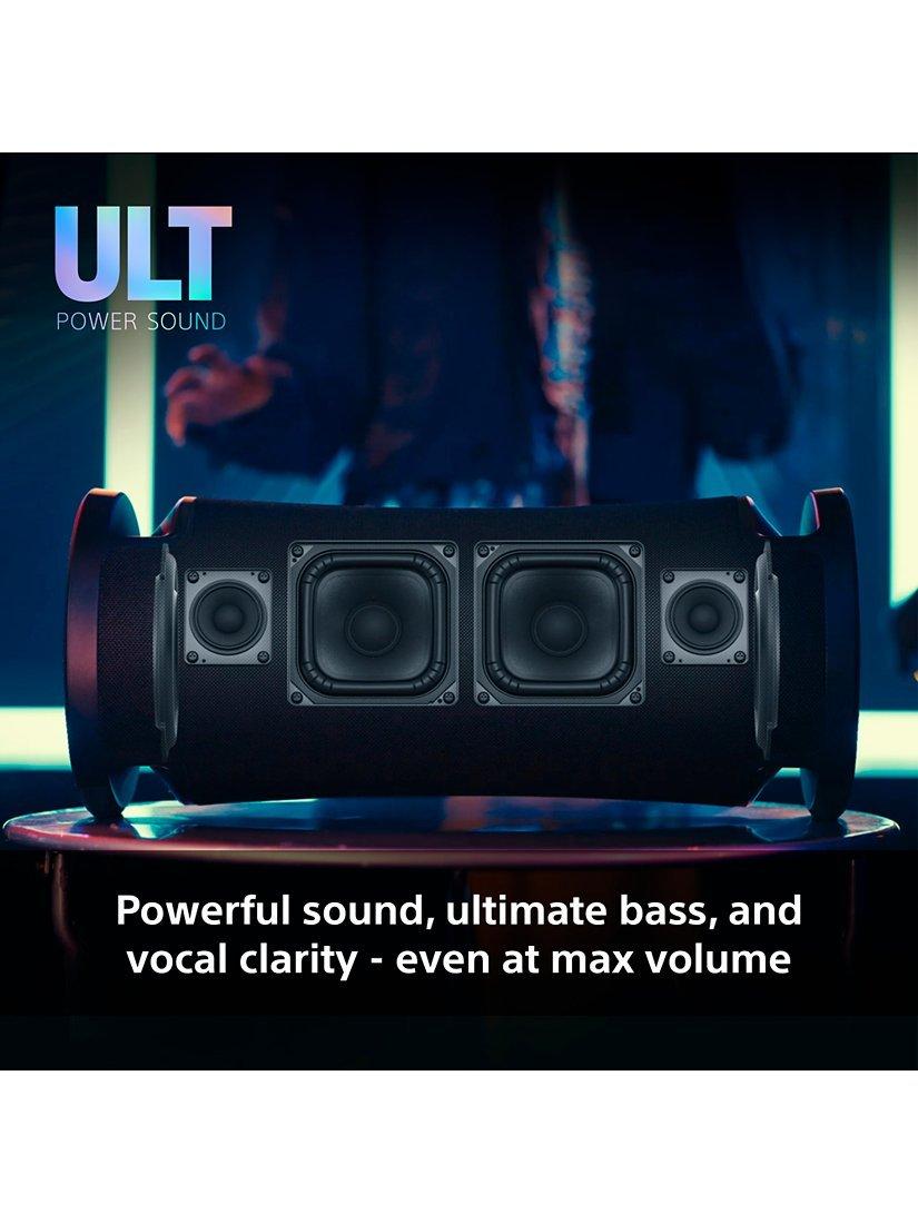 SRS-ULT70 ULT Field 7 Waterproof Bluetooth Portable Speaker with ULT POWER SOUND & LED Lighting, Black