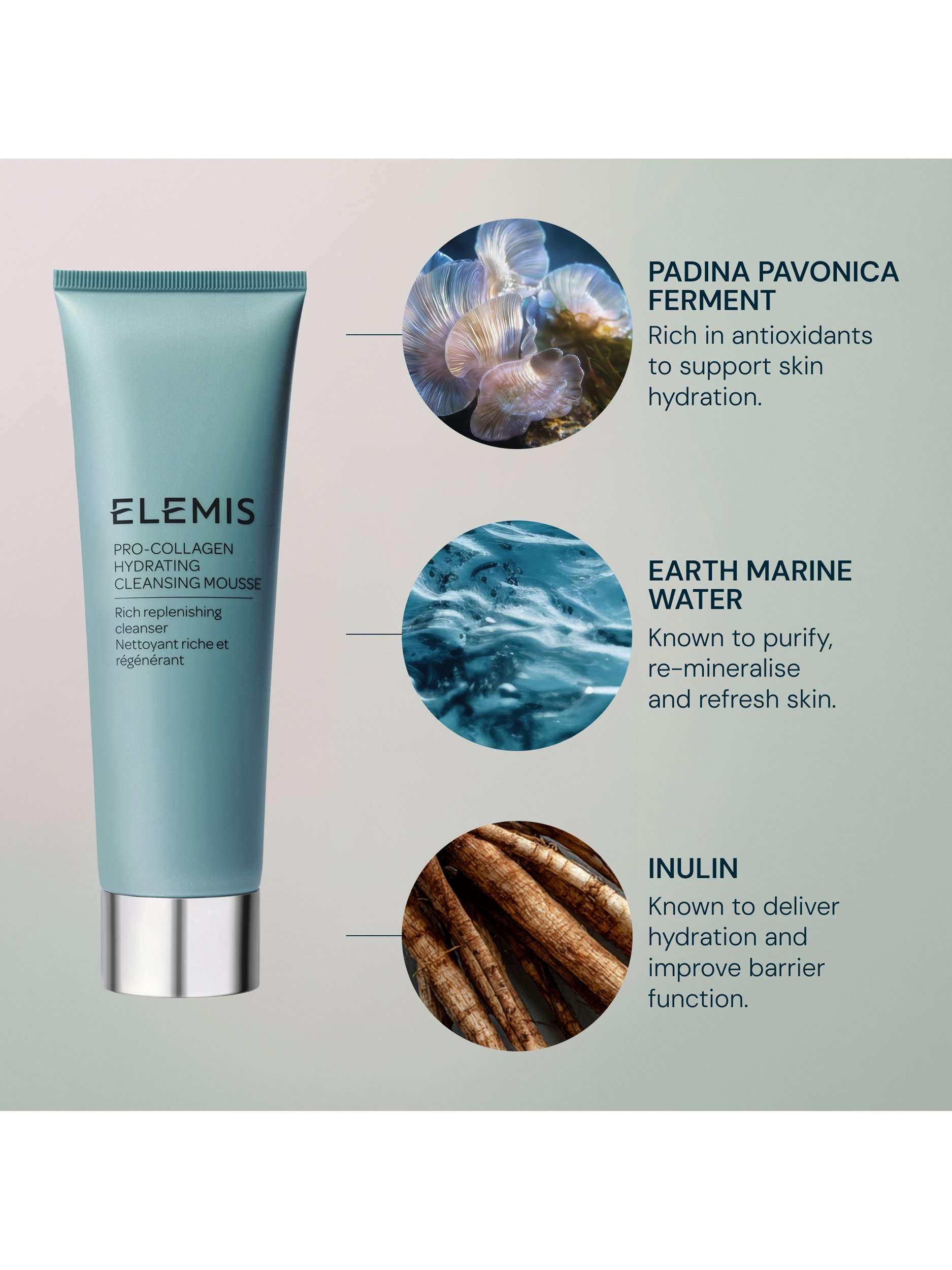 Pro-Collagen Hydrating Cleansing Mousse, 125ml