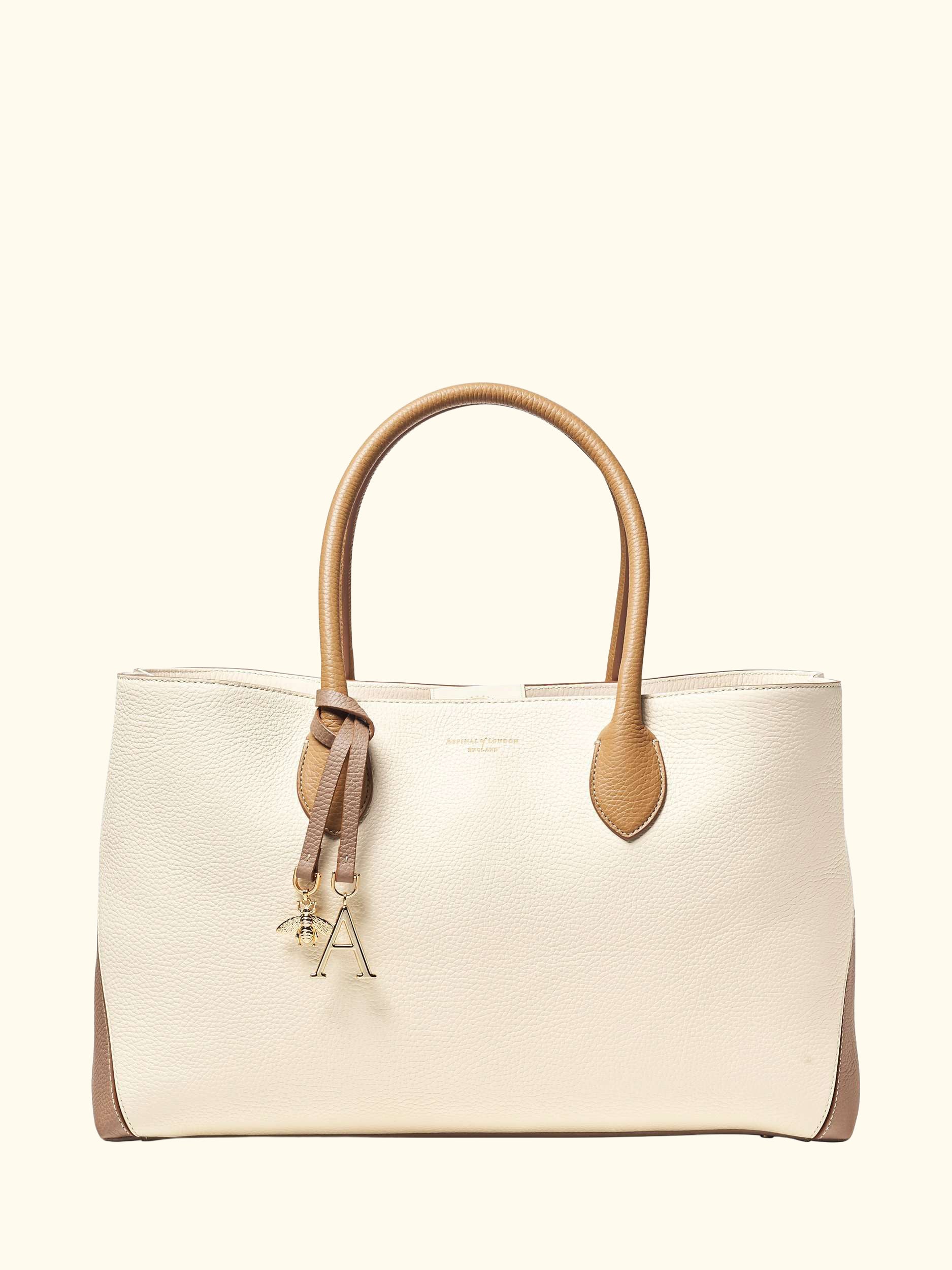 Pebble Leather London Tote Bag