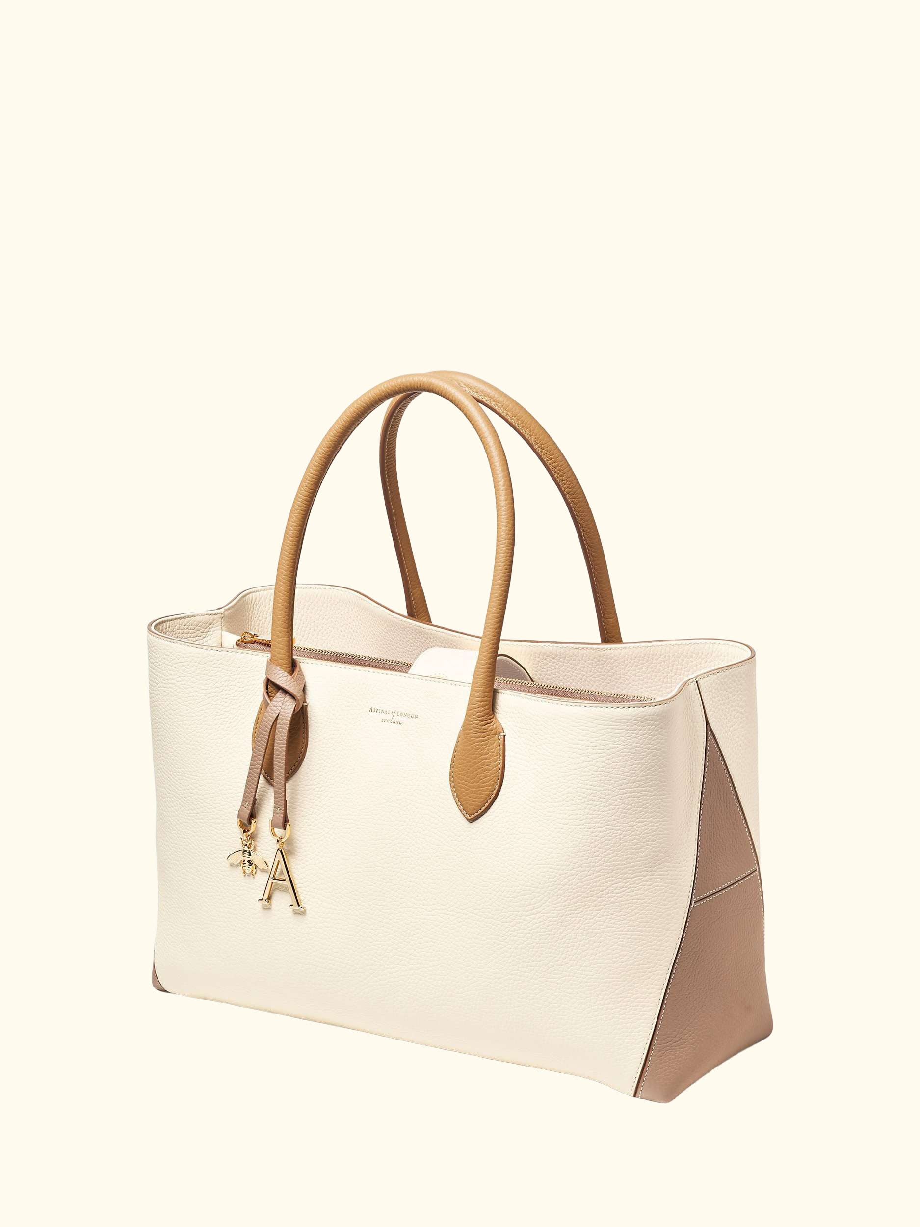 Pebble Leather London Tote Bag
