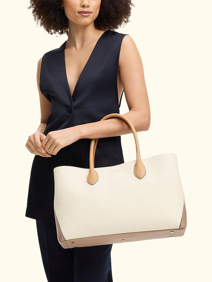 Pebble Leather London Tote Bag
