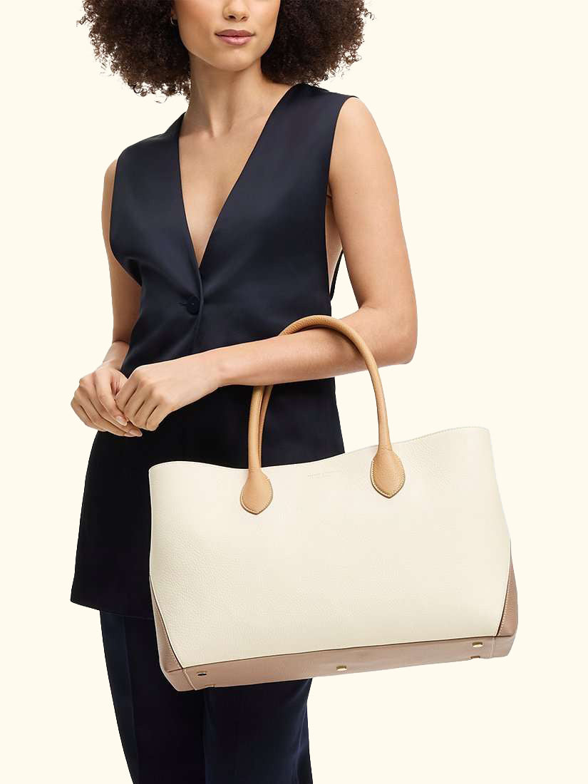Pebble Leather London Tote Bag